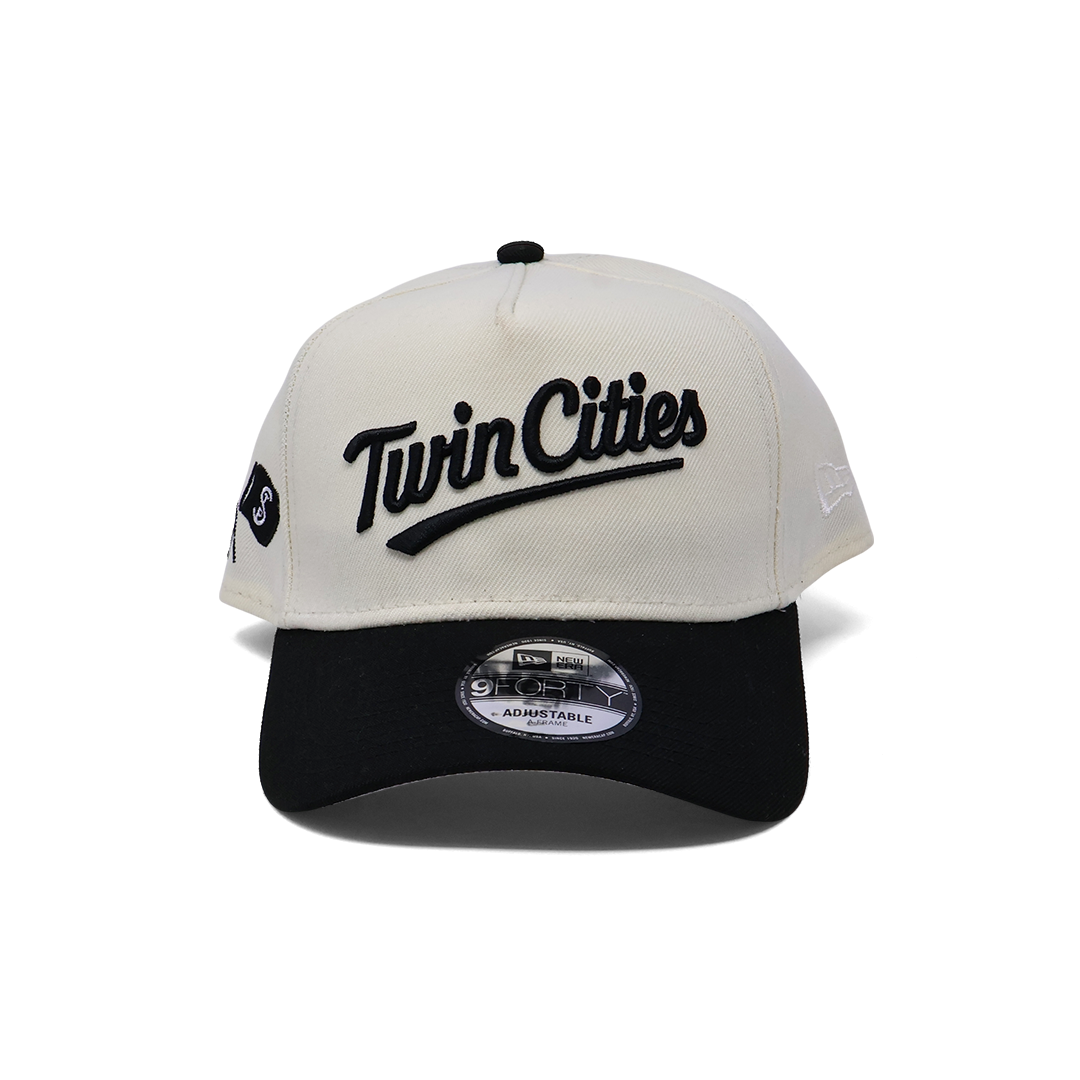 NWT Chrome Minnesota Twins 9Forty New Era Adjustable Hat 5 Panel Snapback