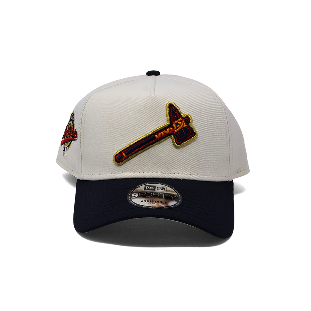 NWT Chrome Atlanta Braves 1995 World Series 9Forty New Era Adjustable Snapback Hat 5 Panel