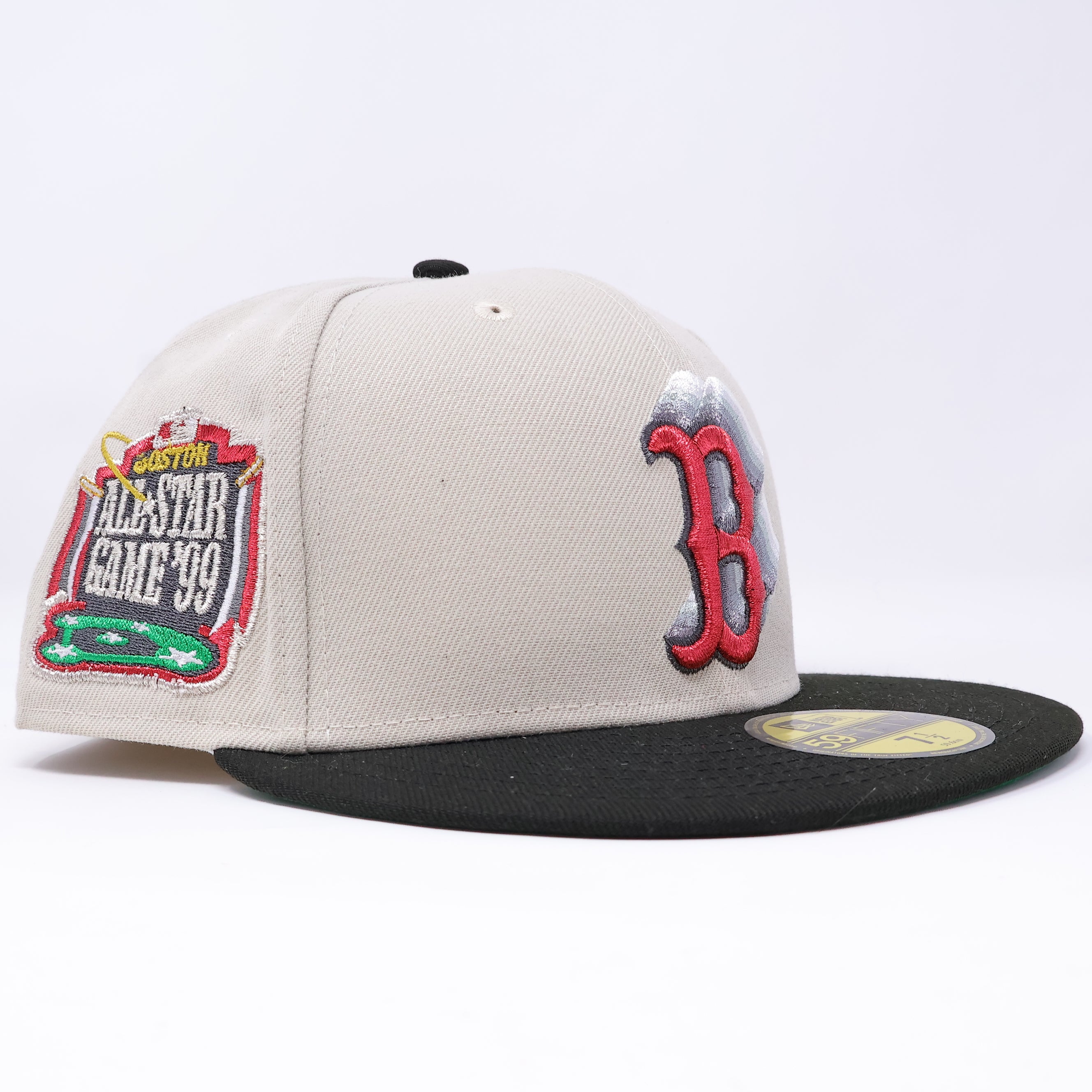 NWT 1/2 Stone Boston Red Sox '99 All Star Game 59FIFTY New Era Fitted Hat Cap