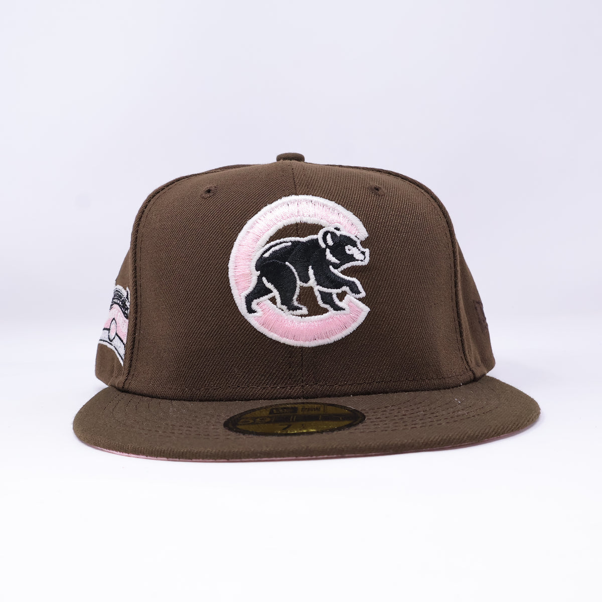 NWT 1/2 Brown Chicago Cubs Wrigleys Field 59FIFTY New Era Fitted Hat Cap