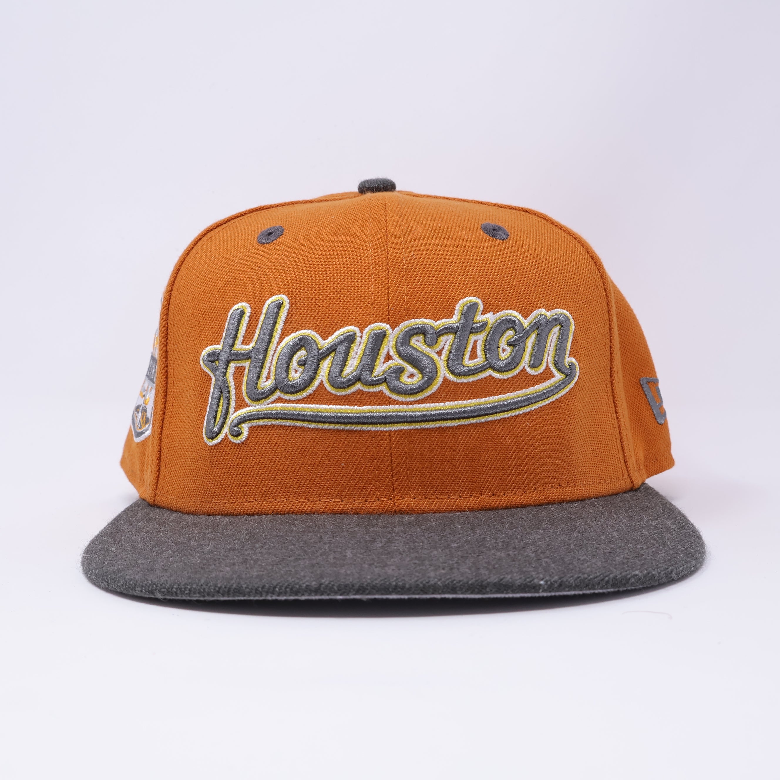 USED 5/8 Orange Houston Astros 20 Years 59fifty New Era Fitted Hat Cap