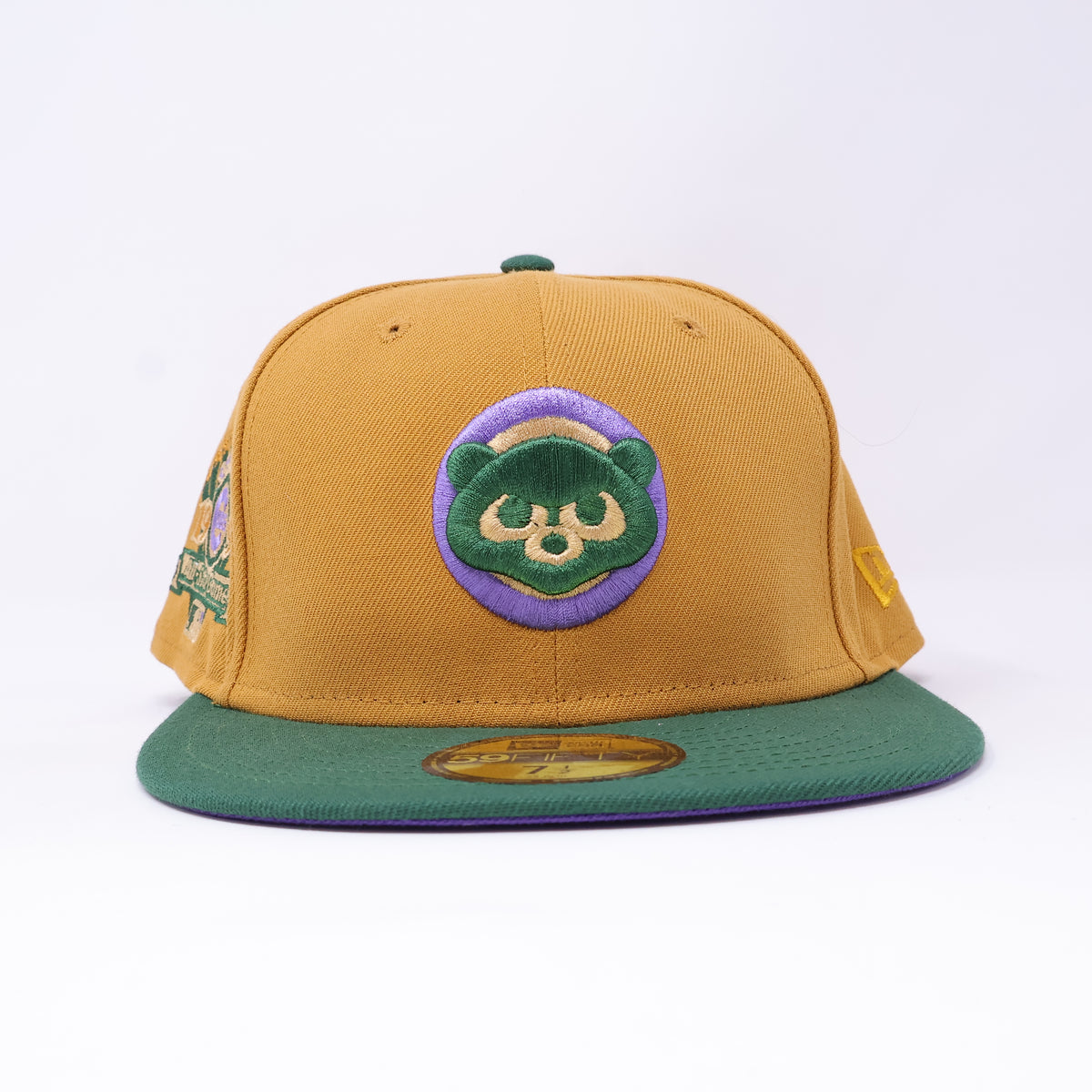 NWT 1/2 Brown Chicago Cubs 1990 All Star Game 59FIFTY New Era Fitted Hat Cap