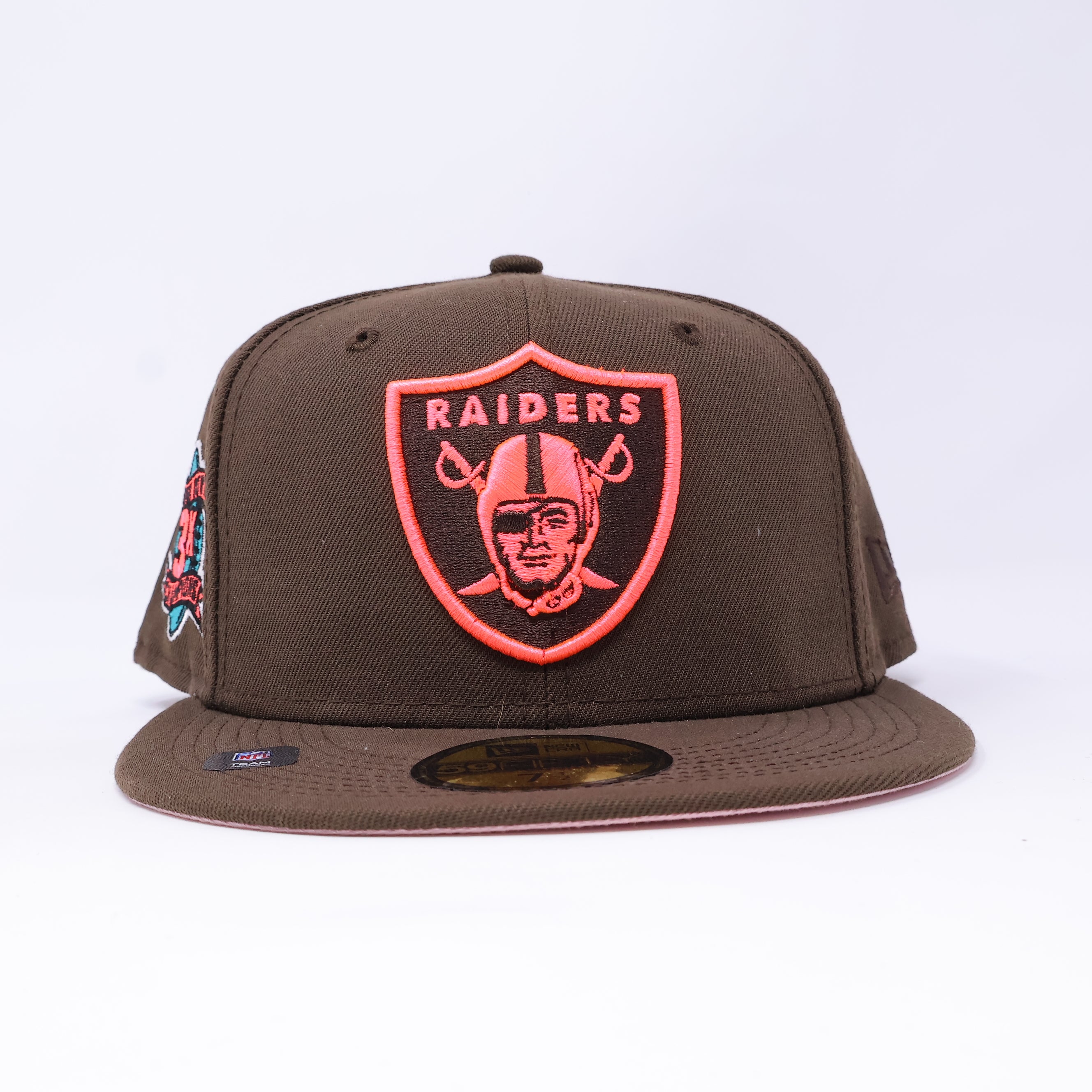 NWT 1/2 Brown Las Vegas Raiders 3x Champions 59FIFTY New Era Fitted Hat Cap