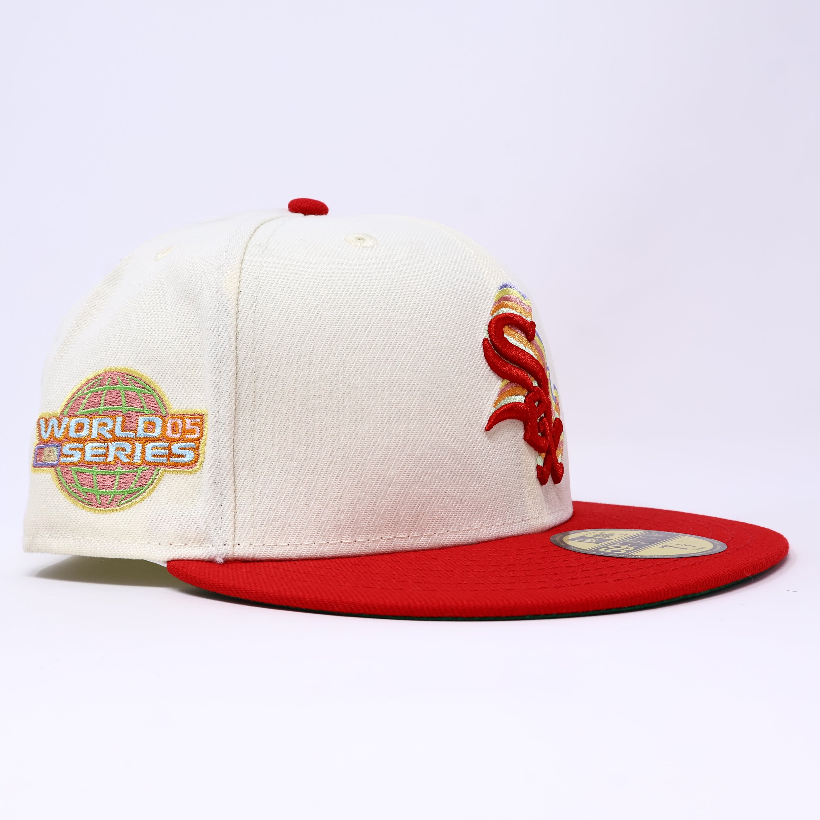 NWT 1/2 Cream Chicago White Sox World Series 59FIFTY New Era Fitted Hat Cap