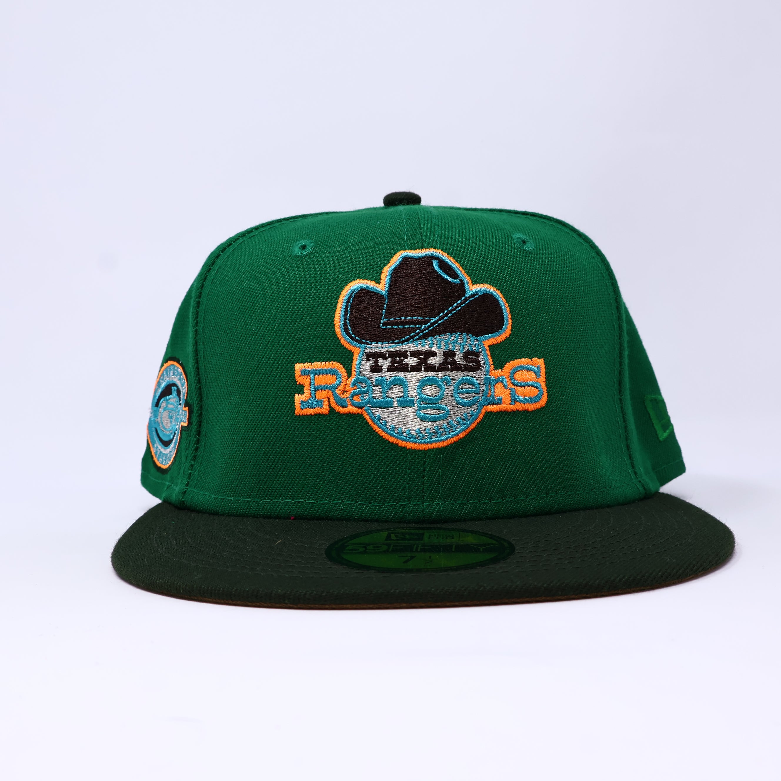 NWT 1/2 Green Texas Rangers Arlington Stadium 59FIFTY New Era Fitted Hat Cap