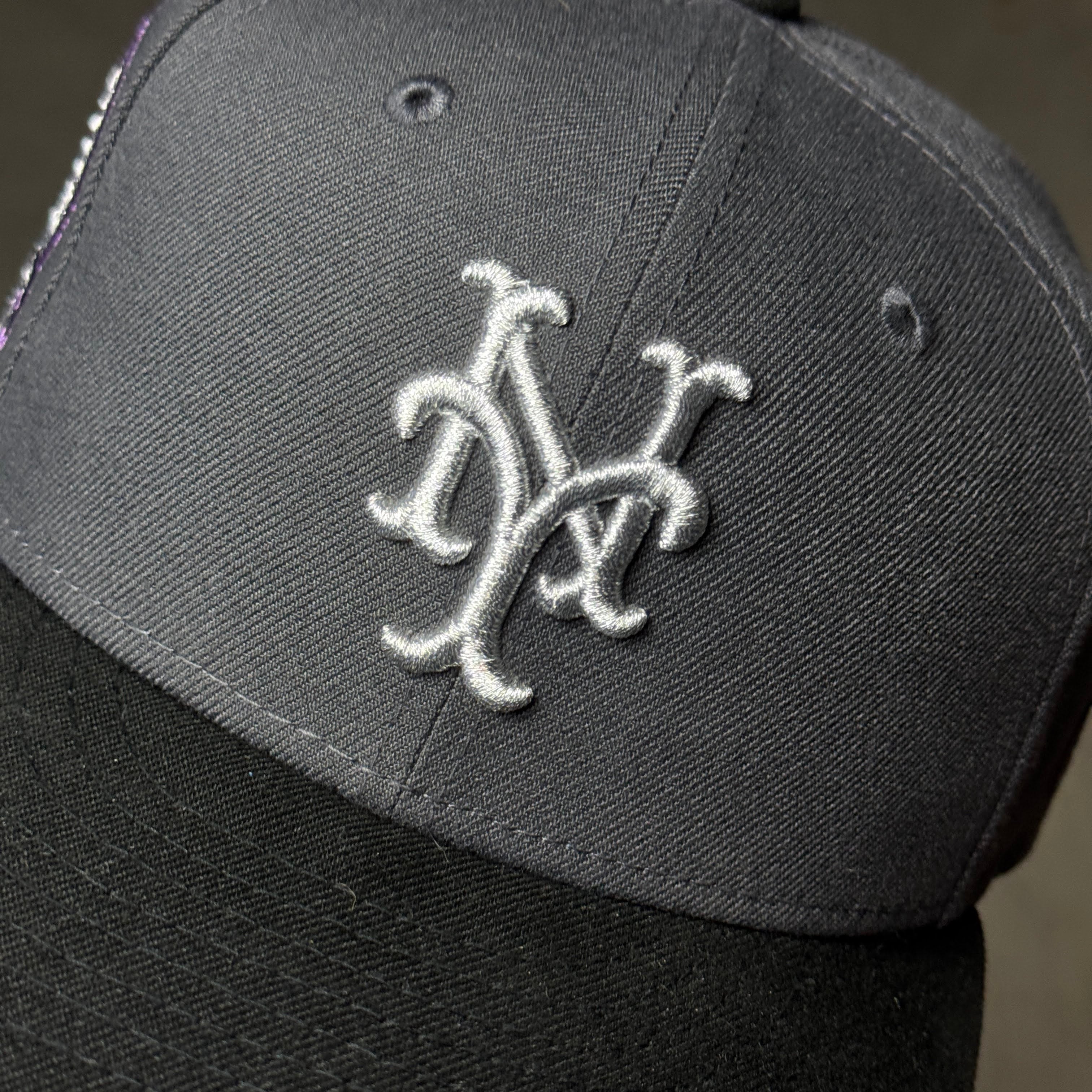USED 3/8 Gray New York Mets Shea Stadium 59fifty New Era Fitted Hat Cap