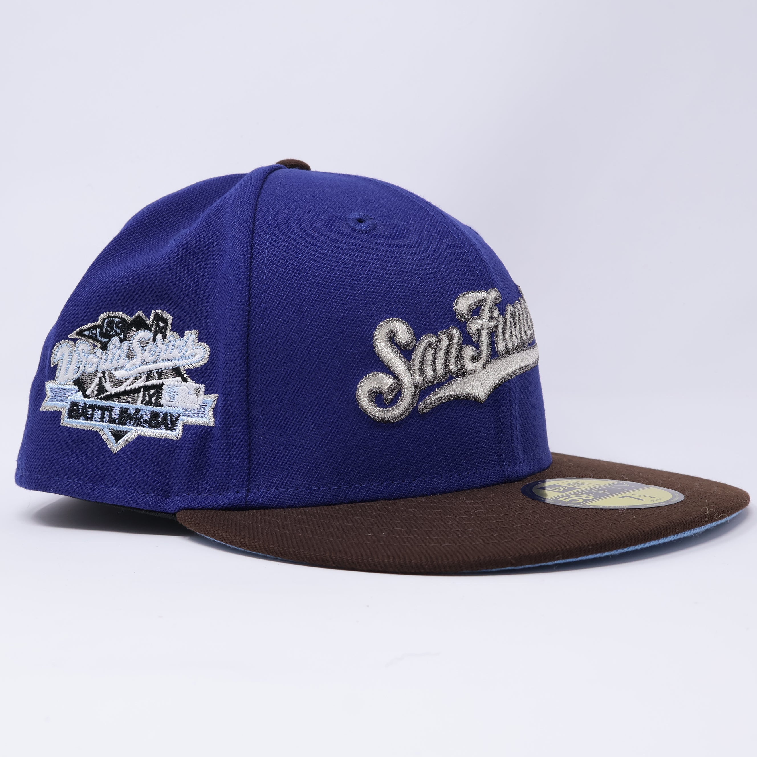 NWT 1/2 Blue San Francisco Giants 1989 World Series 59fifty New Era Fitted Hat Cap