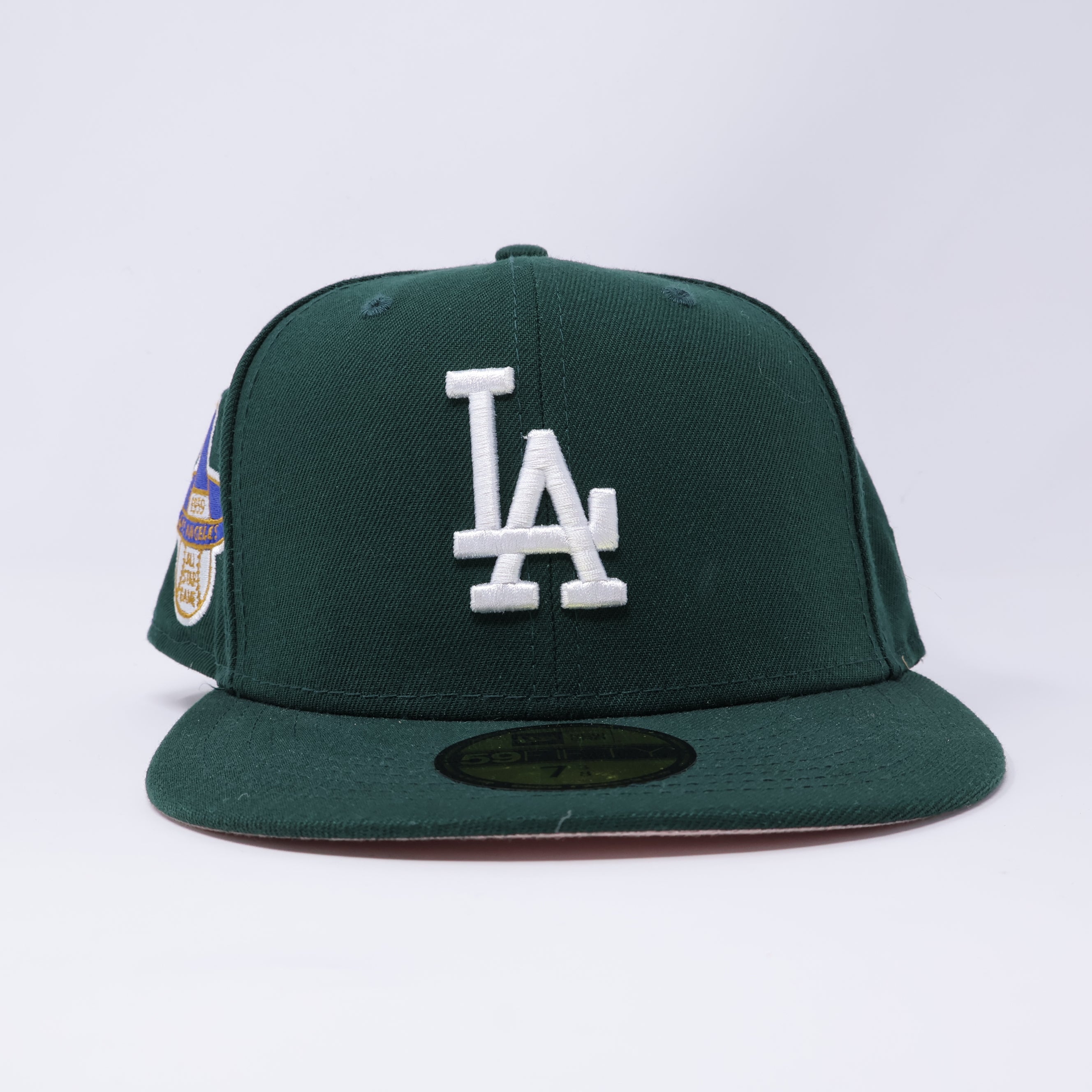 NWT 3/8 Green Los Angeles Dodgers 1959 All Star Game 59fifty New Era Fitted Hat Cap
