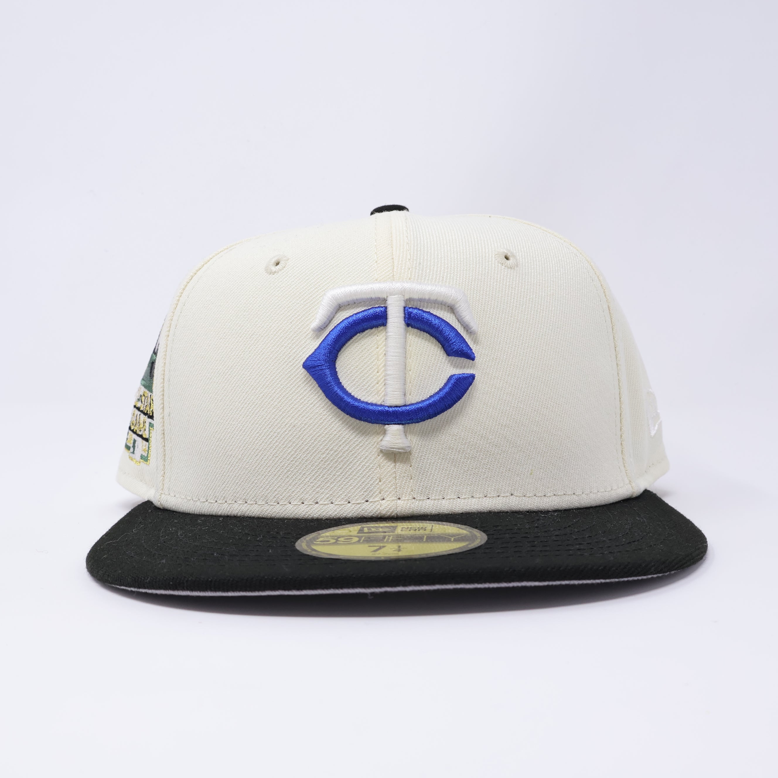 NWT 1/4 Chrome Minnesota Twins 2014 All Star Game 59fifty New Era Fitted Hat Cap