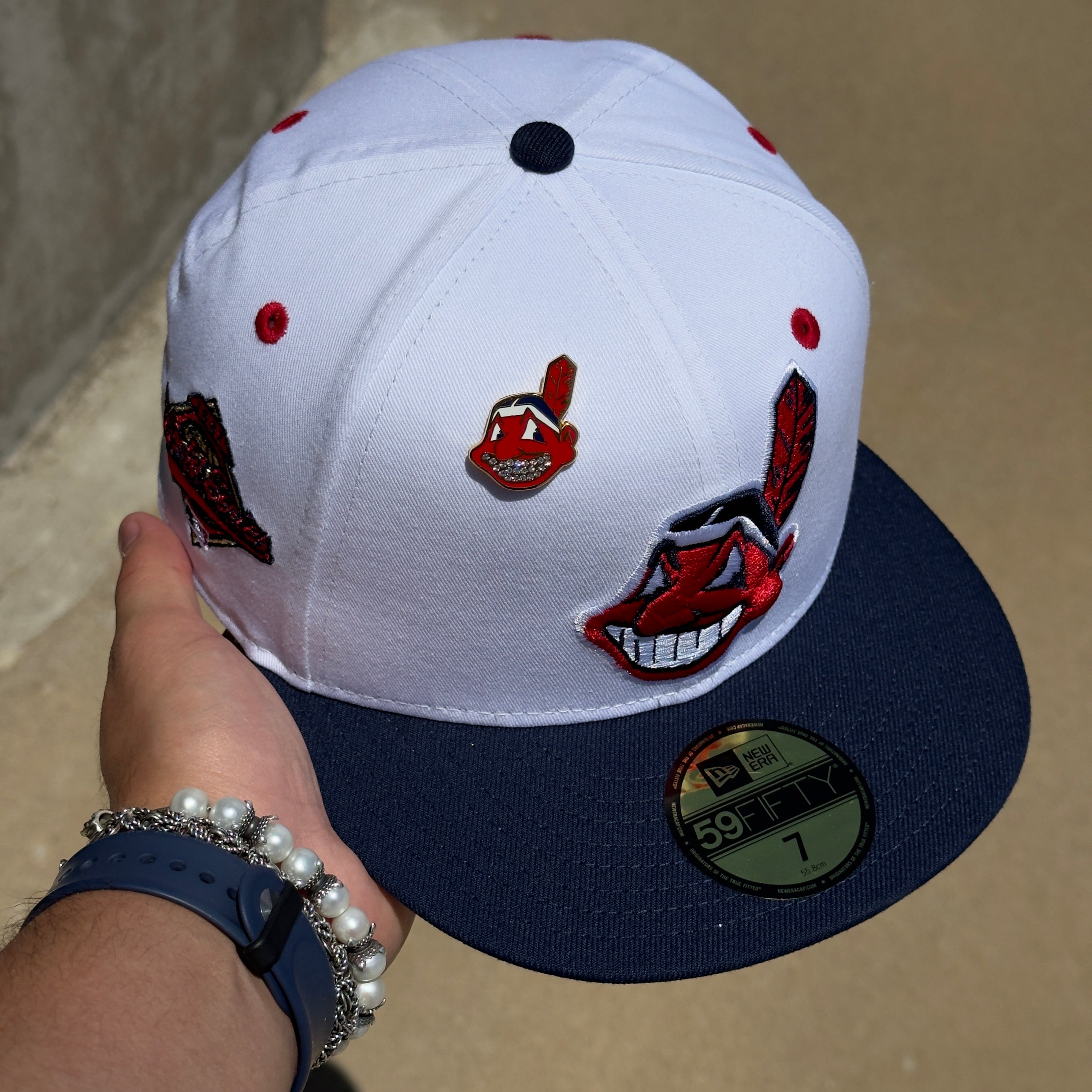White Cleveland Indian Guardian Chief Wahoo Banned 1997