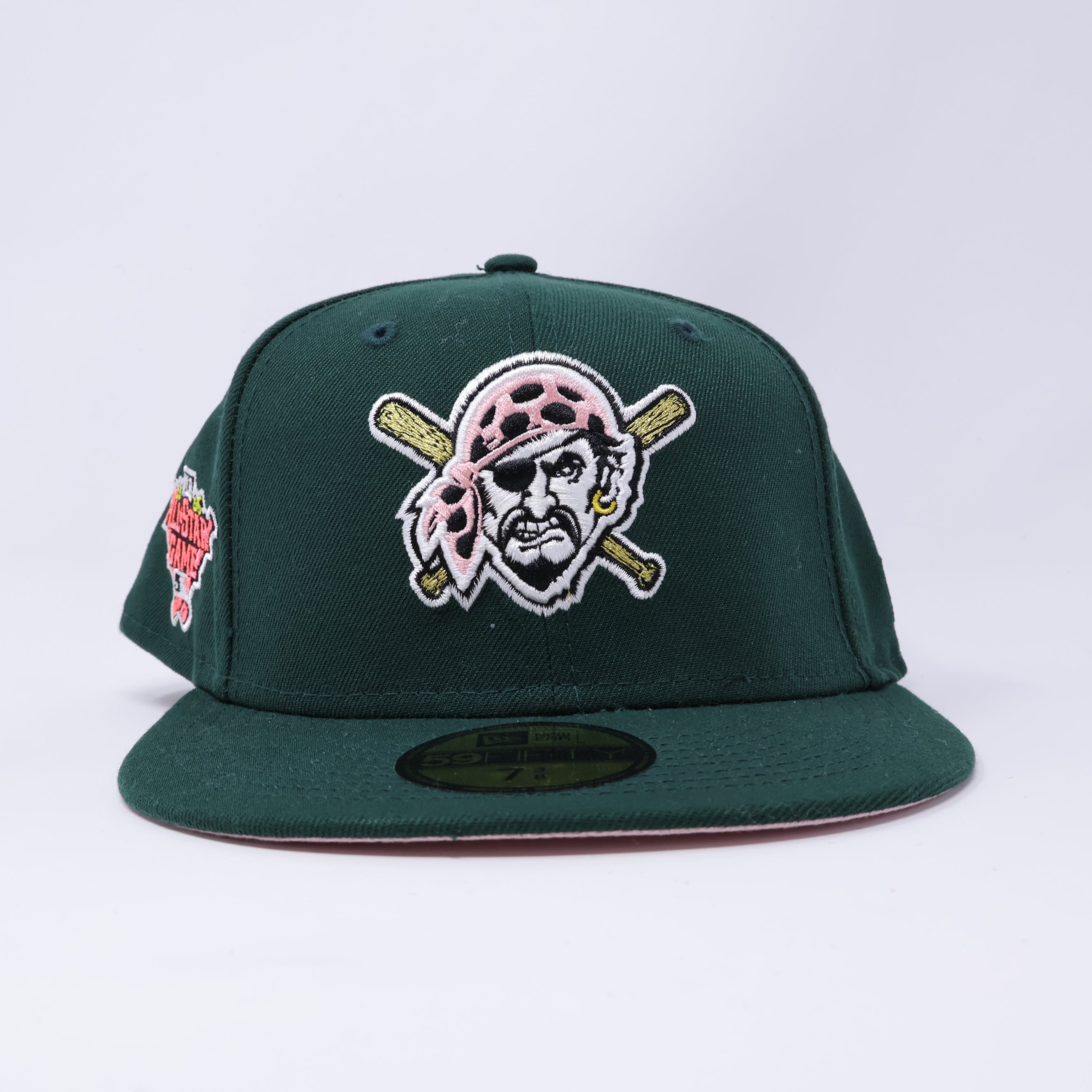 NWT 3/8 Green Pittsburgh Pirates 2006 All Star Game 59fifty New Era Fitted Hat Cap