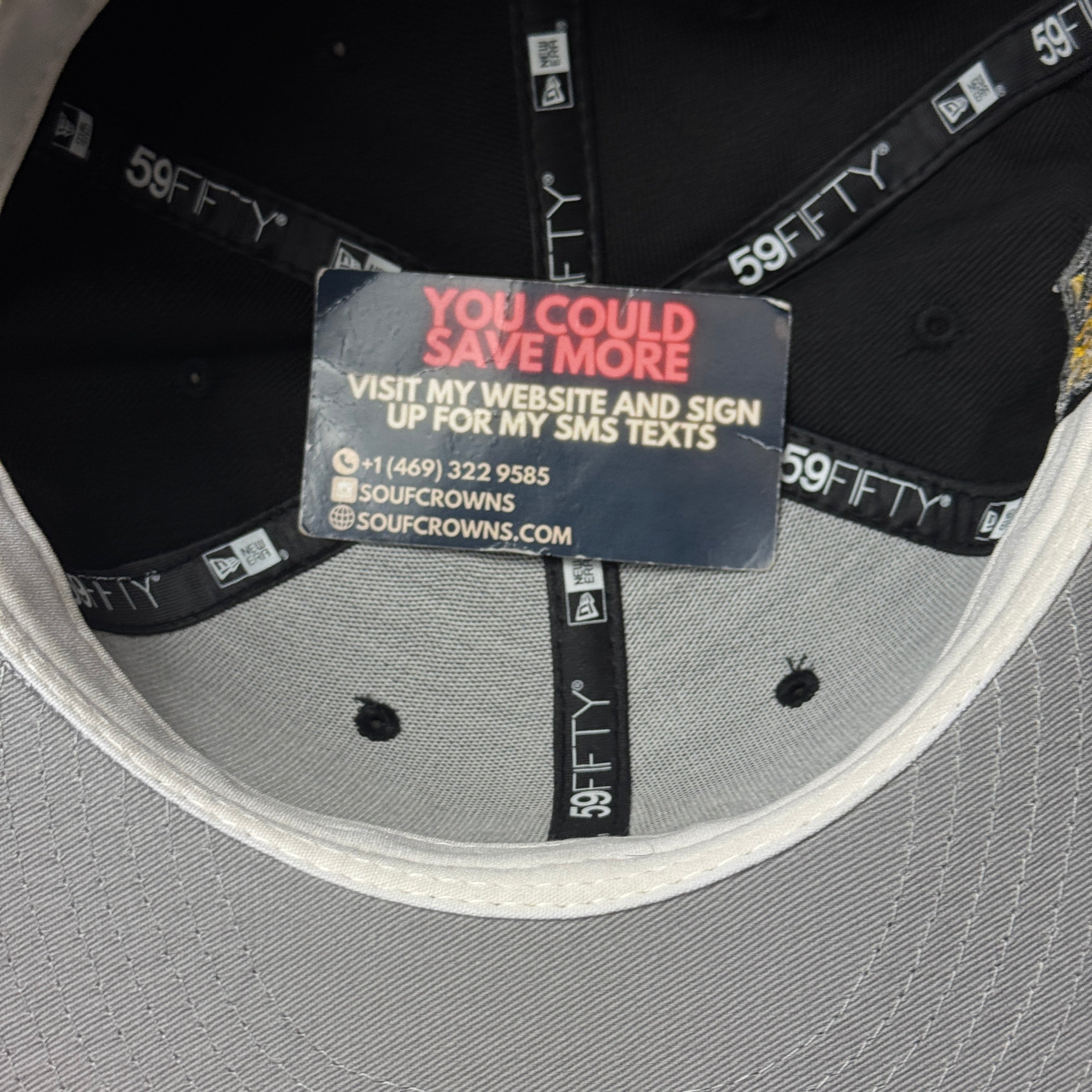 NWT 1/4 Black New York Yankees 1999 World Series 59fifty New Era Fitted Hat Cap