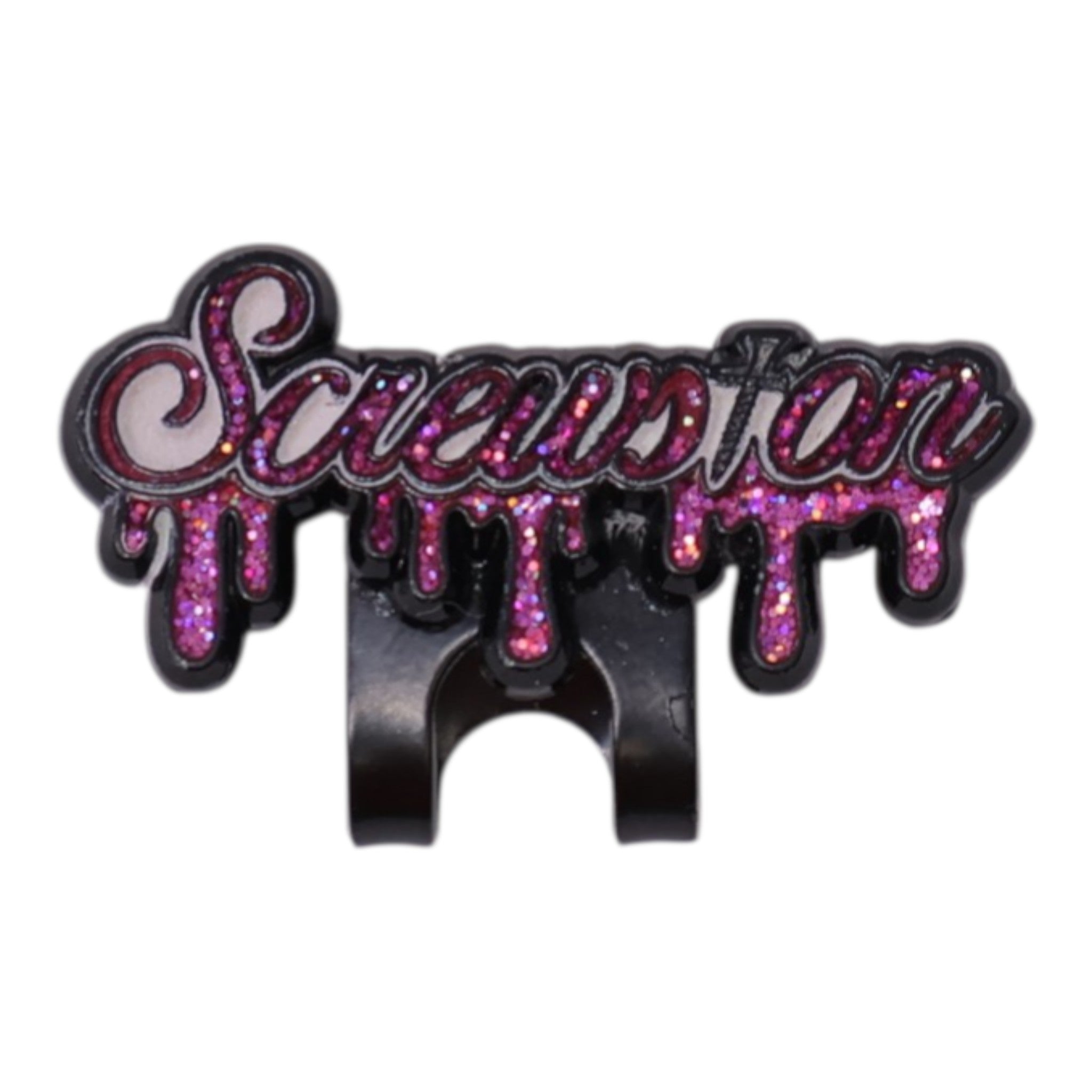 Purple Drip "Screwston" Houston Hat Clip