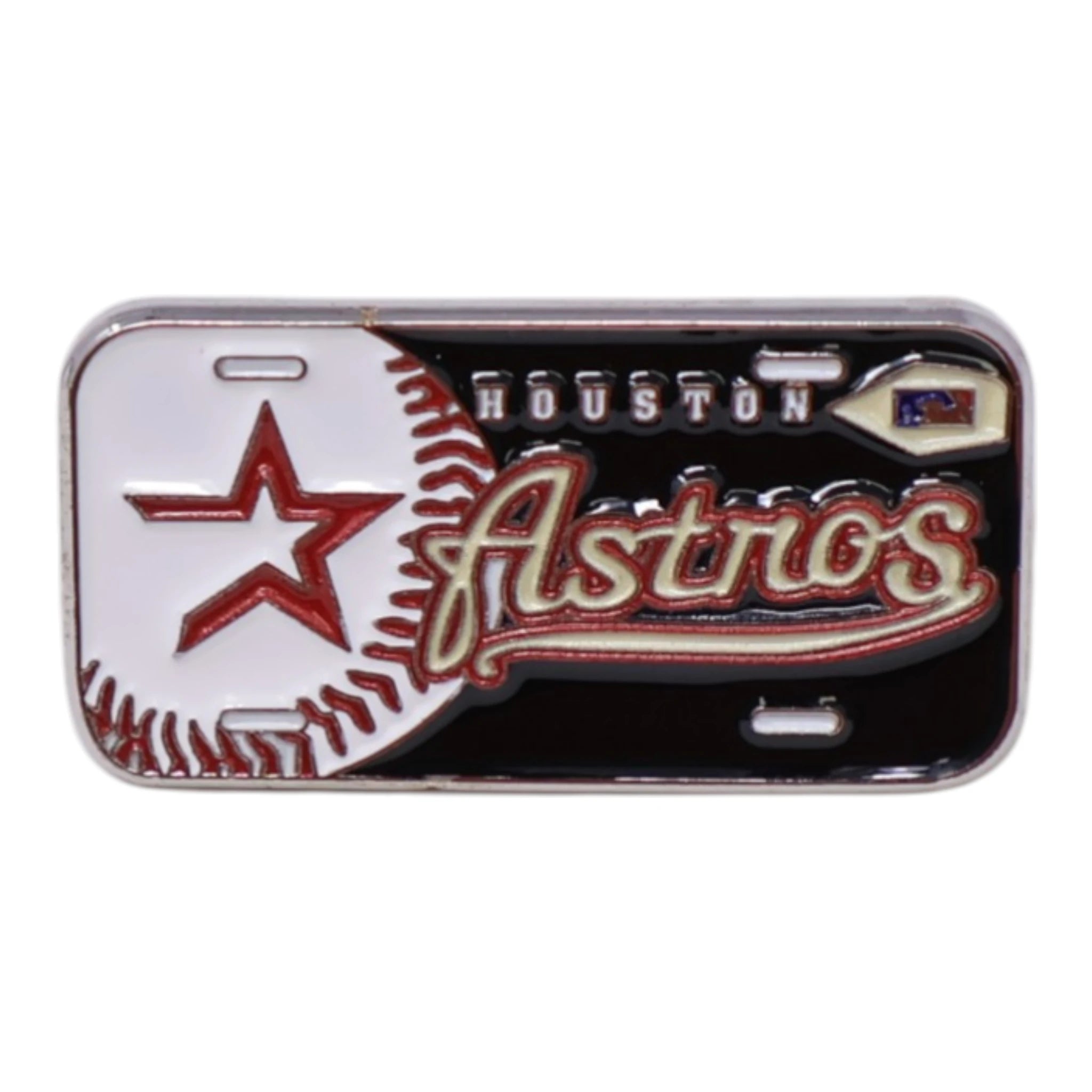 Houston Astros License Plate Graphic Pin