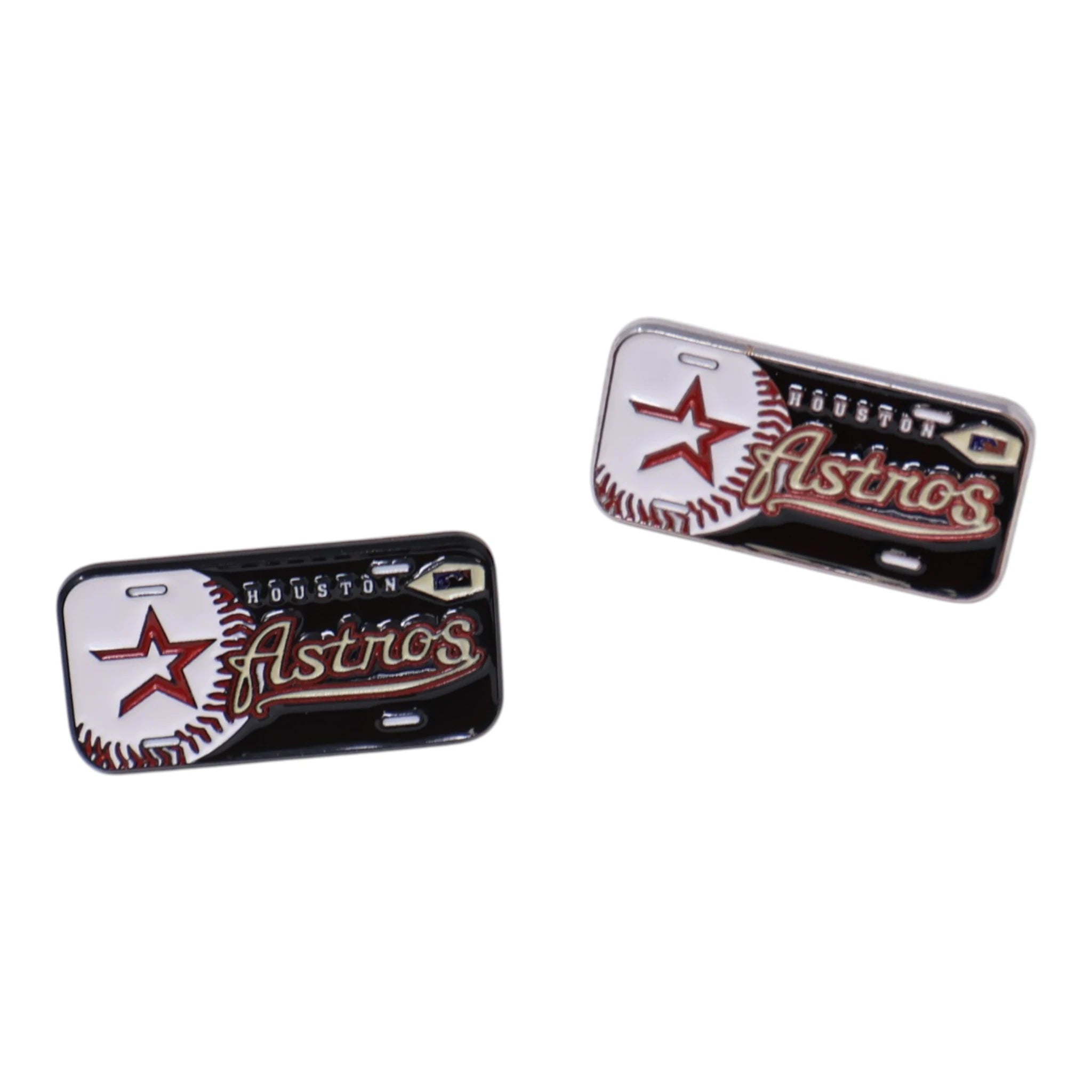 Houston Astros License Plate Graphic Pin