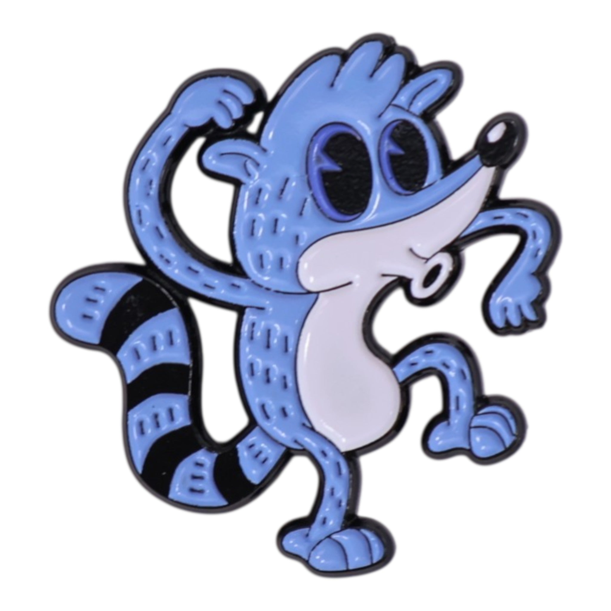 Mordecai Regular Show Graphic Pin