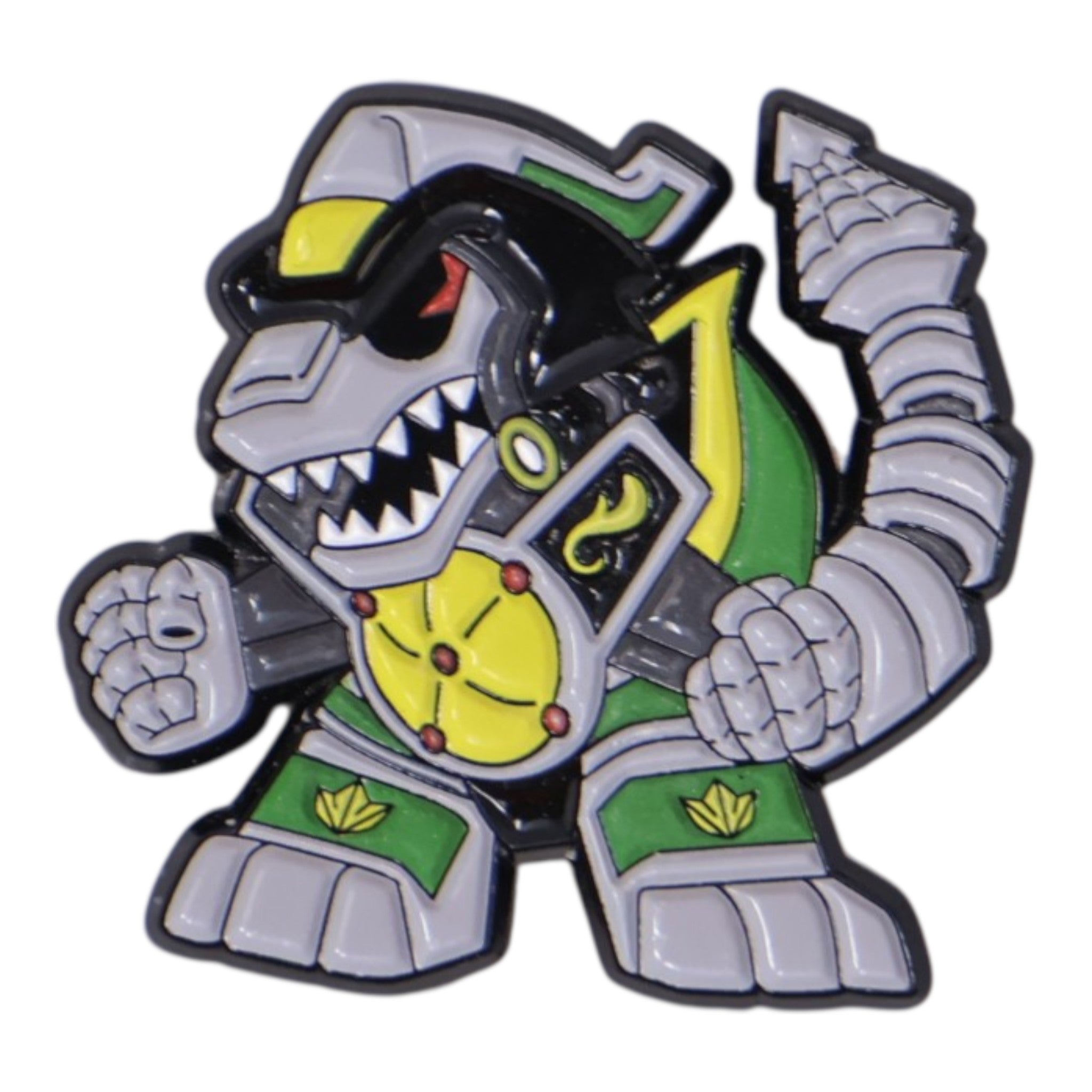 Green Dragonzord Mighty Morphin Power Rangers Graphic Pin