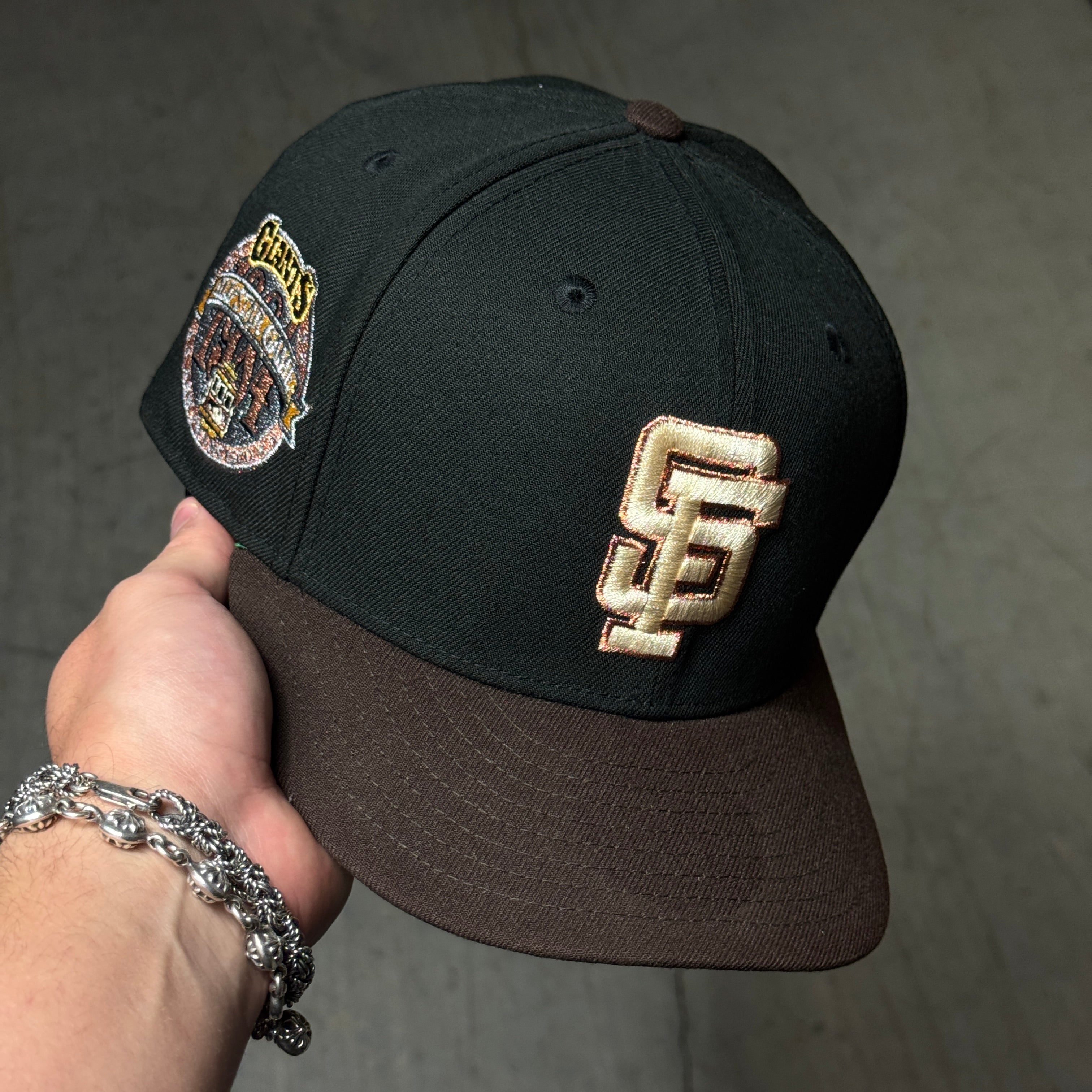 USED 1/2 Black San Francisco Giants 1984 All Star Game 59fifty New Era Fitted Hat Cap