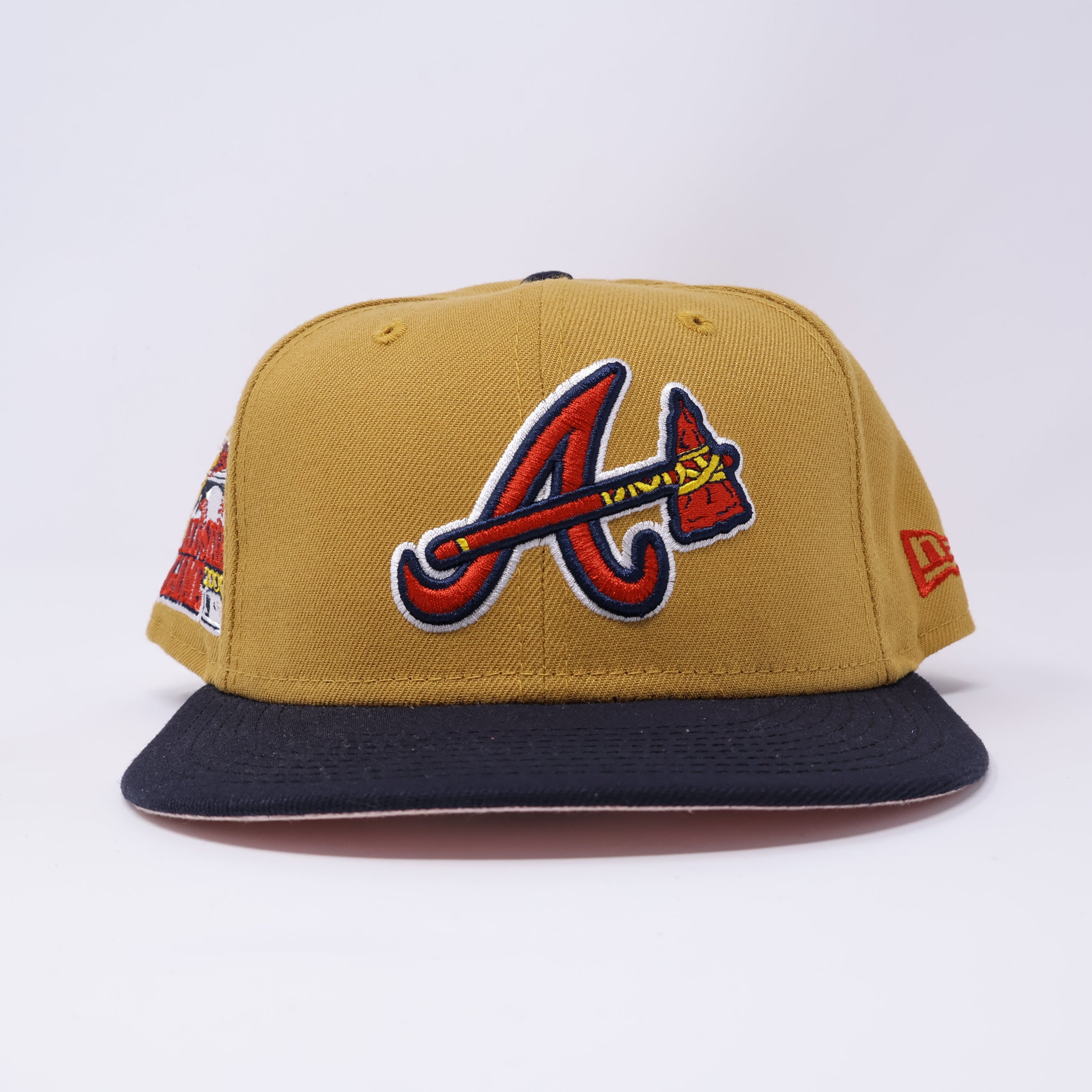 USED 3/4 Copper Atlanta Braves 2000 All Star Game 59fifty New Era Fitted Hat Cap