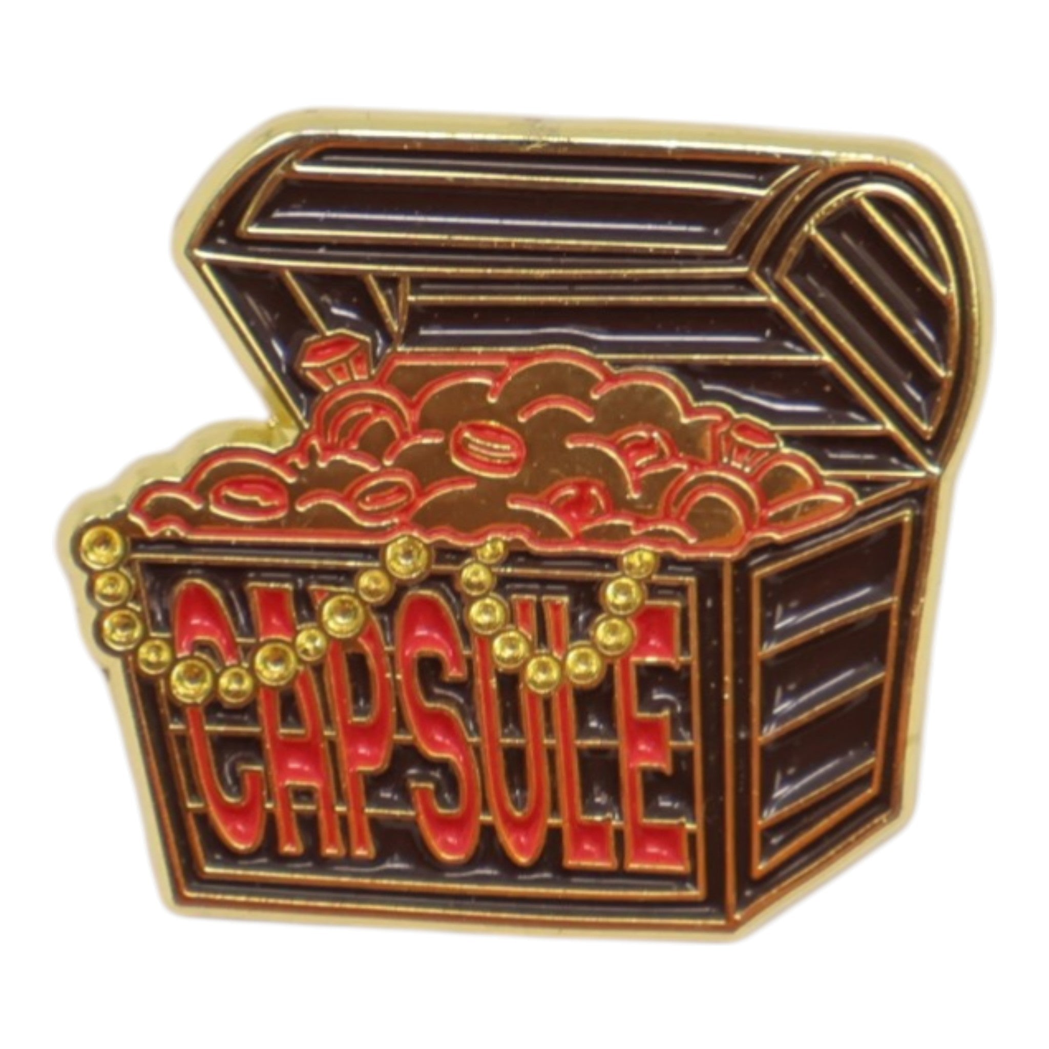 Capsule Chest Graphic Pin