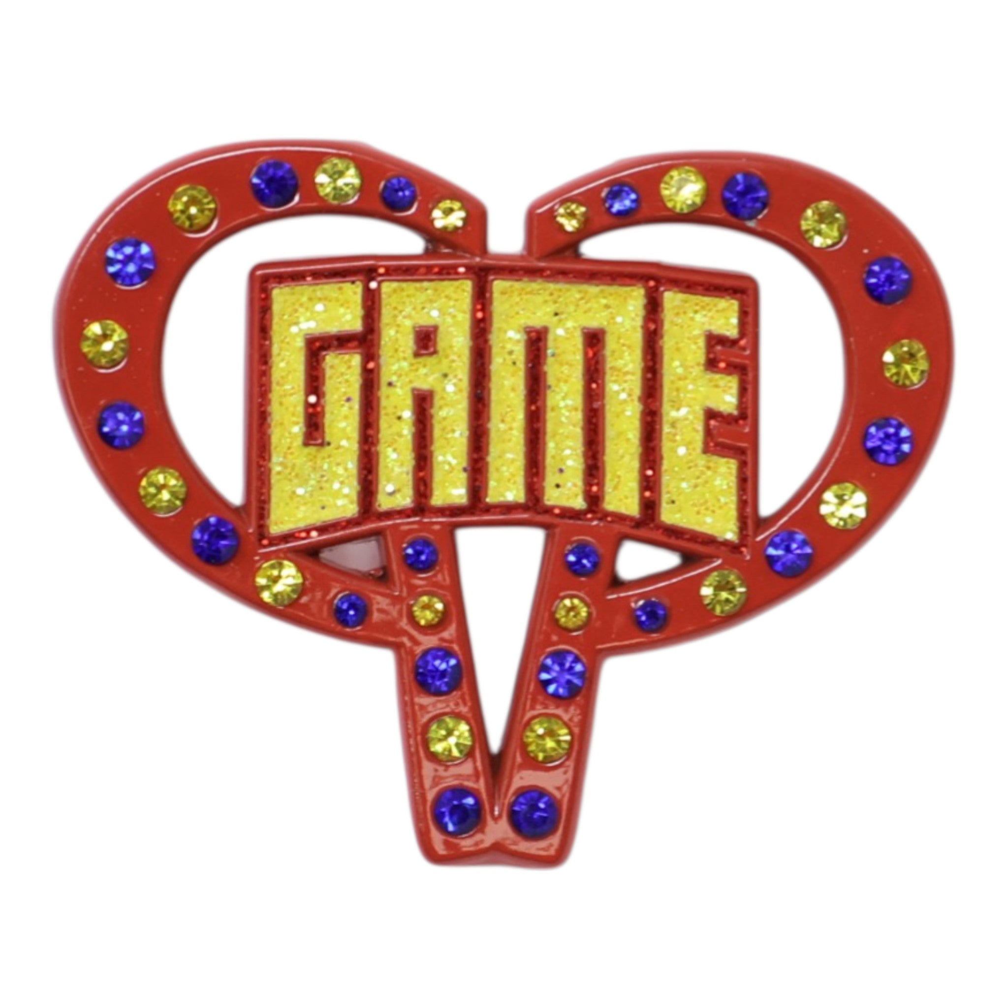 Game Heart Graphic Pin