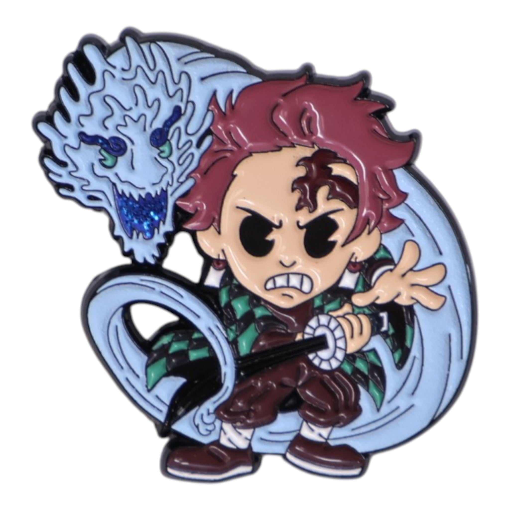 Tanjiro Kamado Demon Slayer Kimetsu no Yaiba Graphic Pin