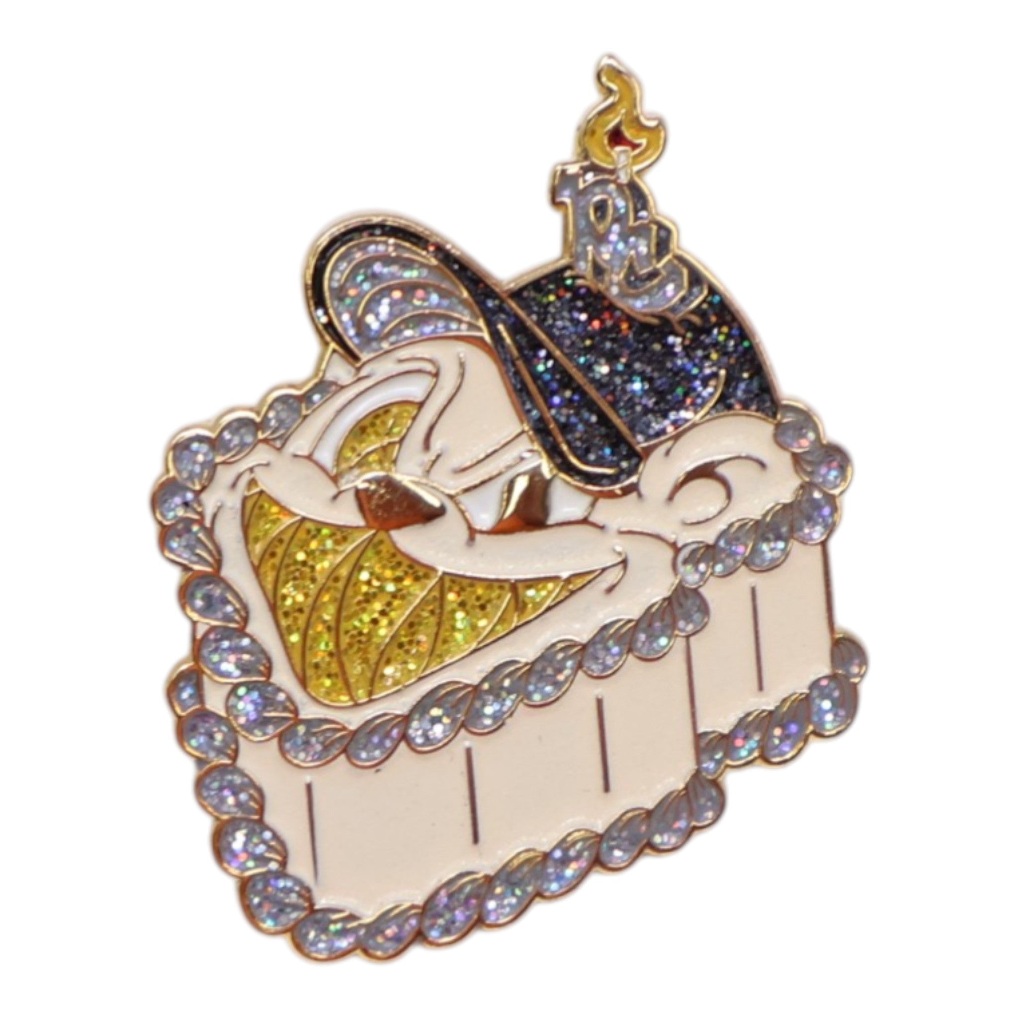 PinzCity Bear Birthday Cake Graphic Pin