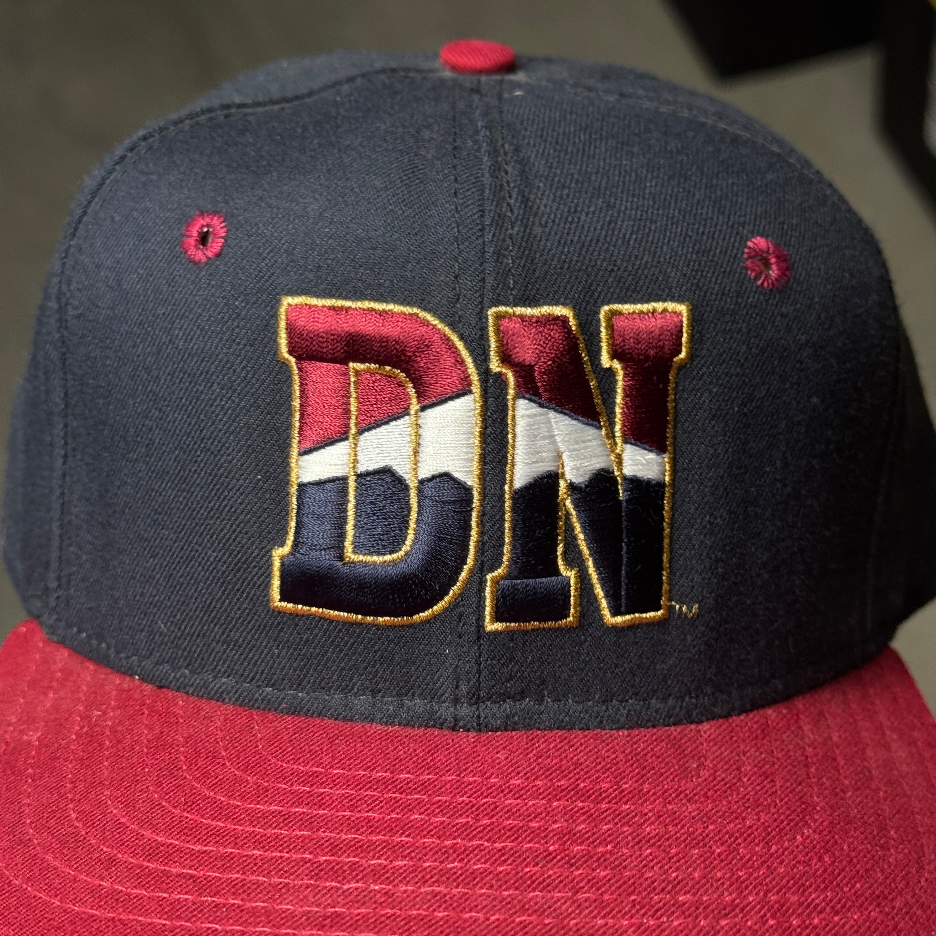 USED Vintage Pro Model Navy Denver Nuggets 9Fifty New Era Snapback Hat Cap