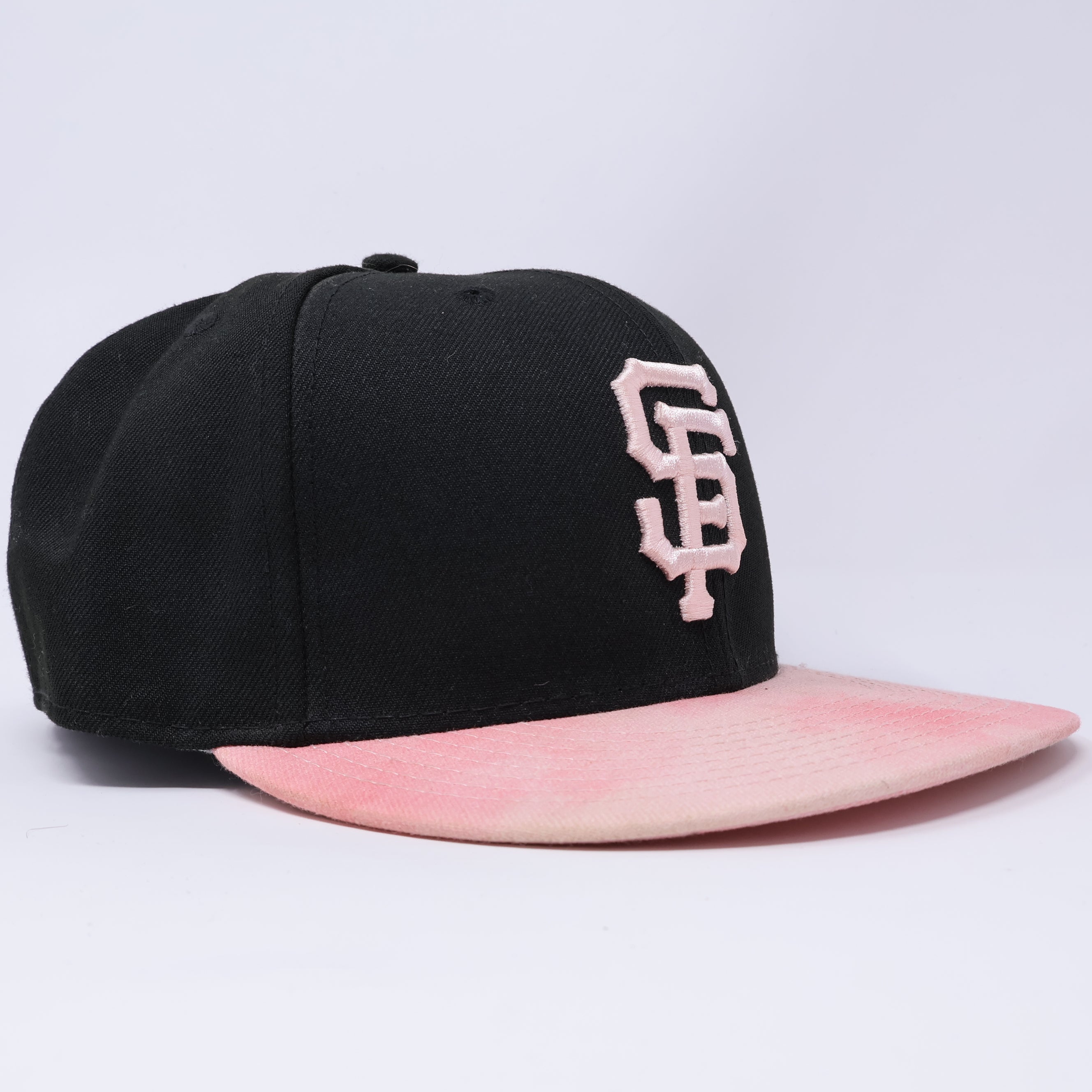 USED 5/8 Black San Francisco Giants Simple Clean Dope 59fifty New Era Fitted Hat Cap