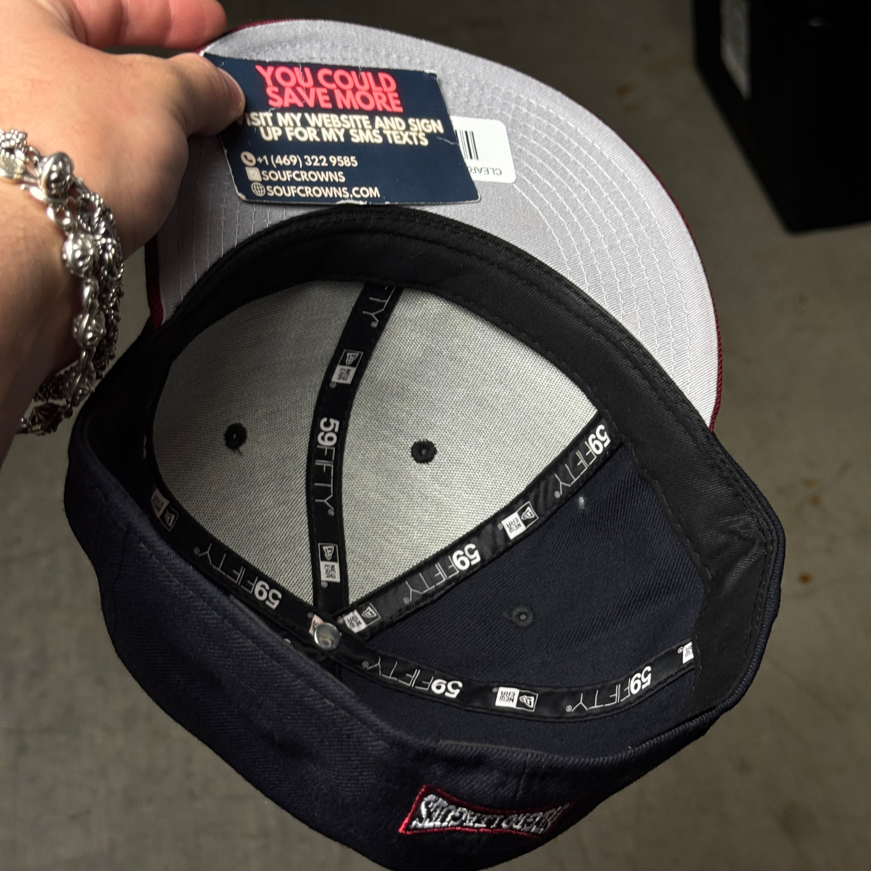 USED 5/8 Negro Leagues New York Cubans 59fifty New Era Fitted Cap Hat