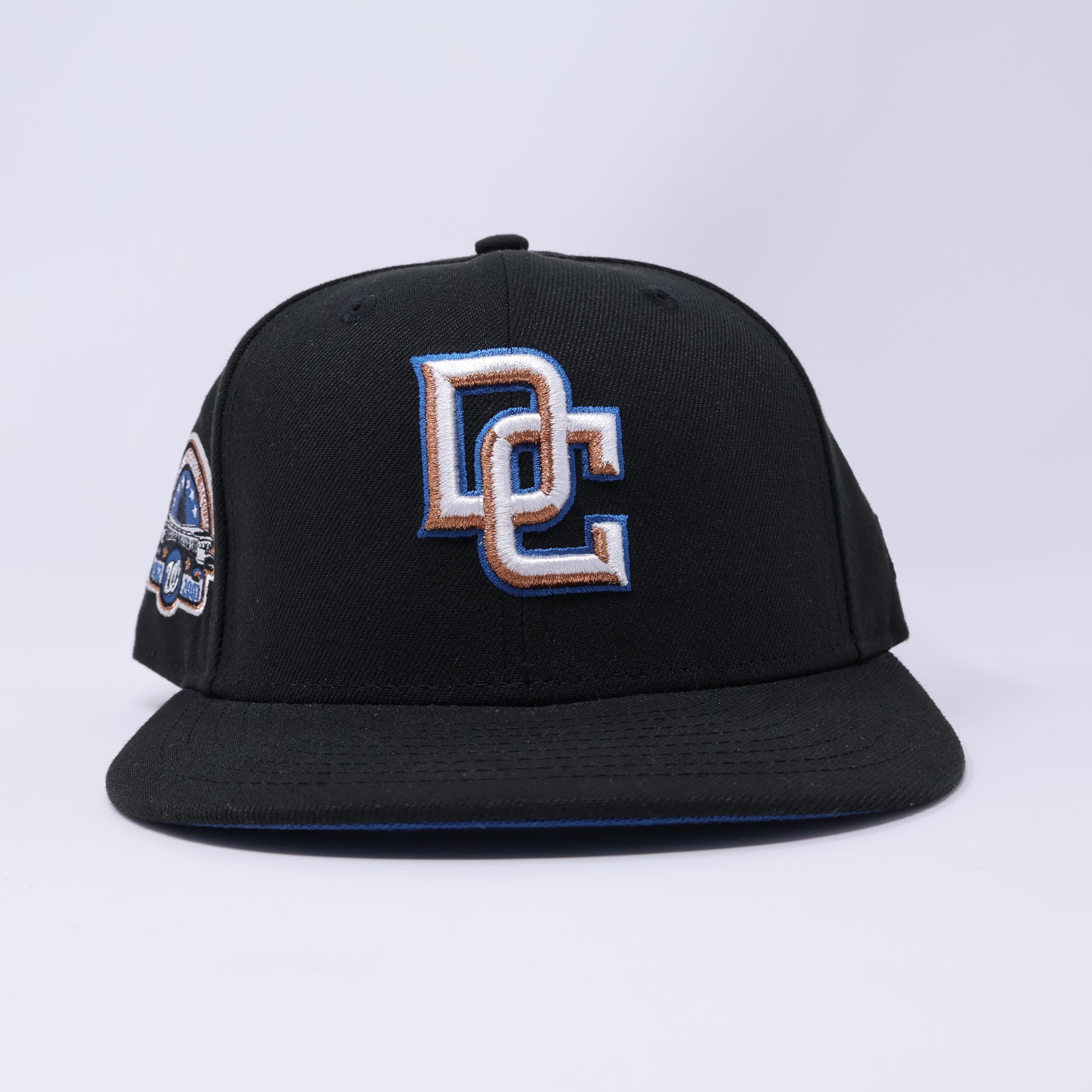 USED 1/8 Black Washington Nationals Kennedy Memorial 59fifty New Era Fitted Hat Cap