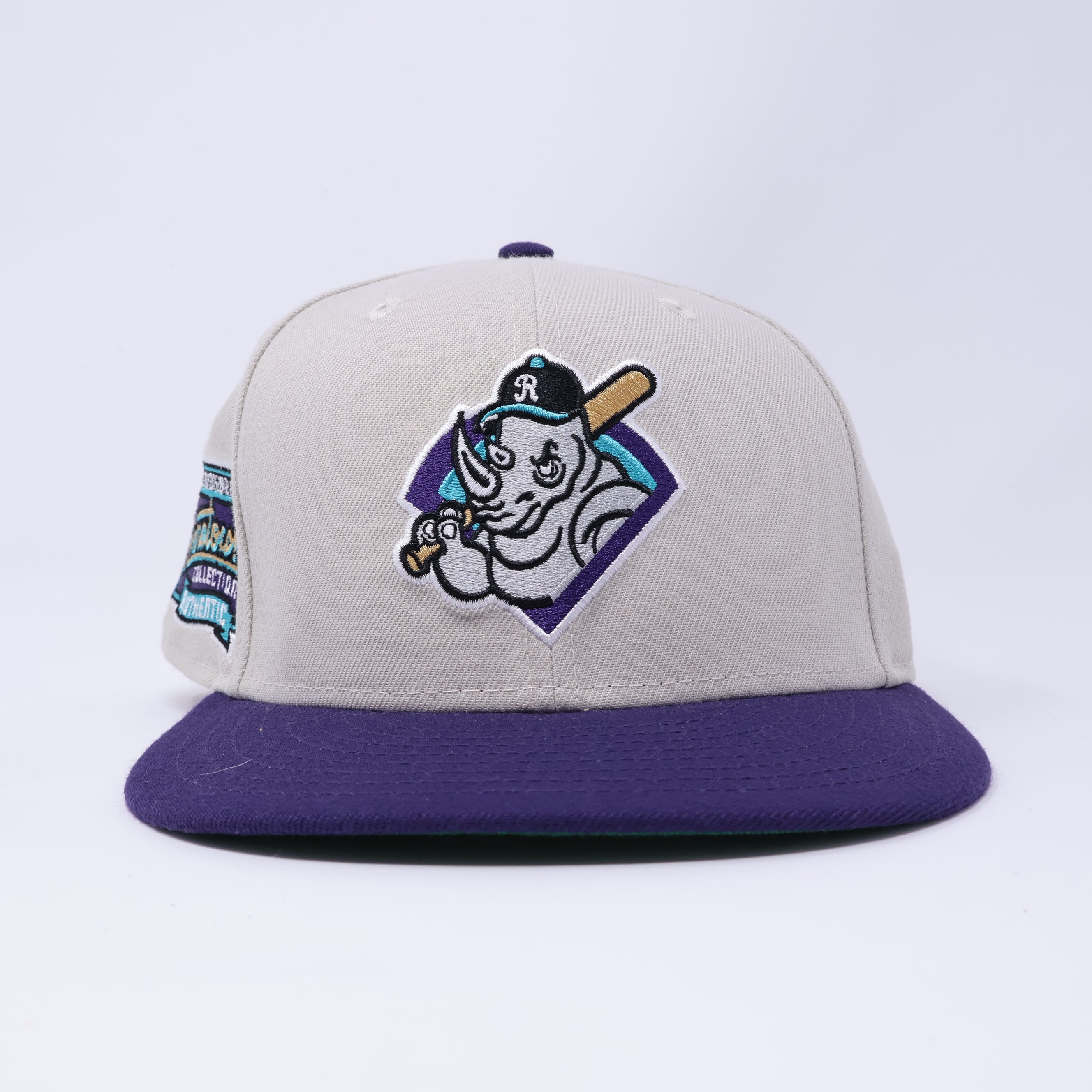 USED 1/8 Stone River City Rumblers 59fifty Fitted Hat Cap Minor League