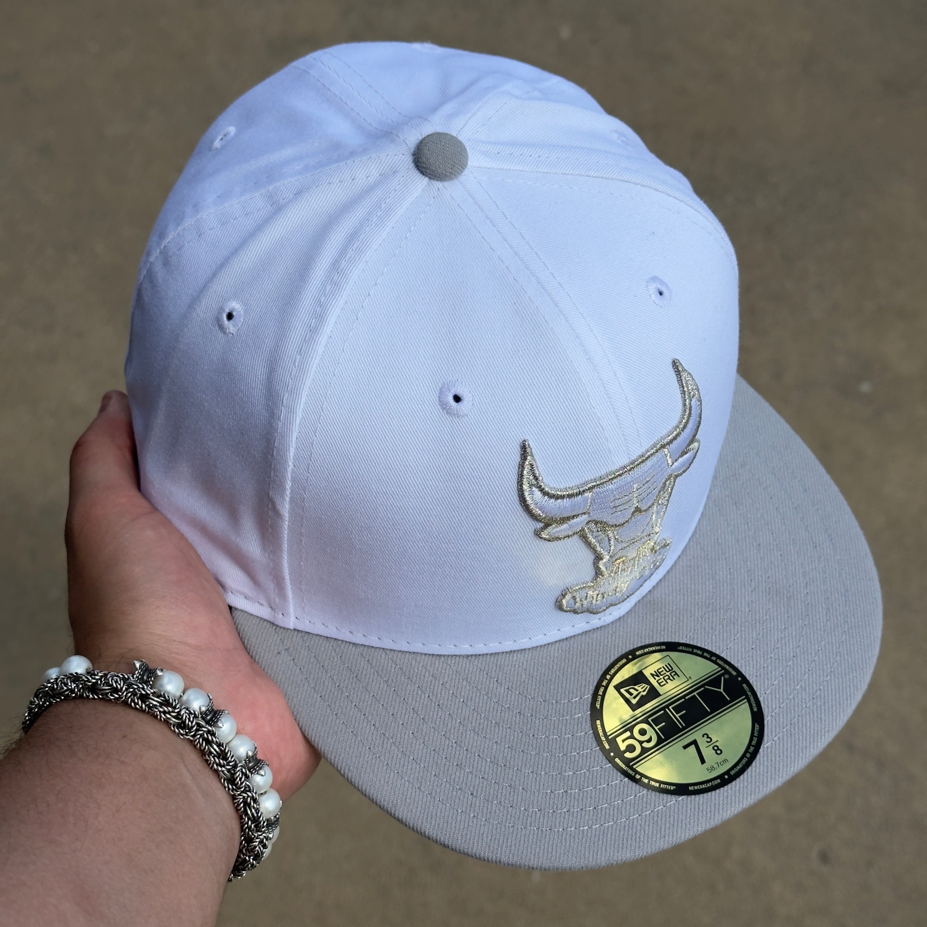 Chicago bulls hat white online