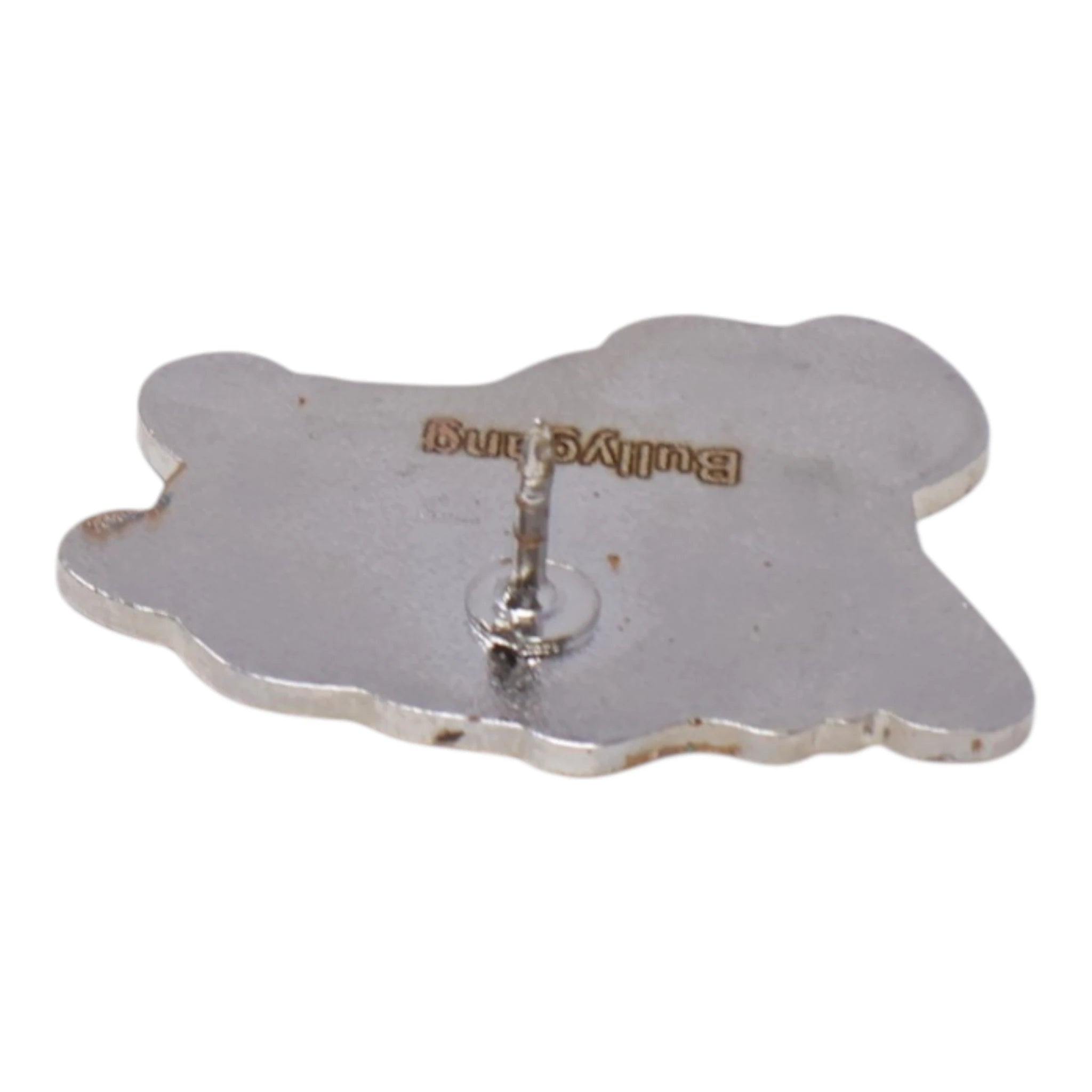 BULLY Silver Plating / White Graphic Pin