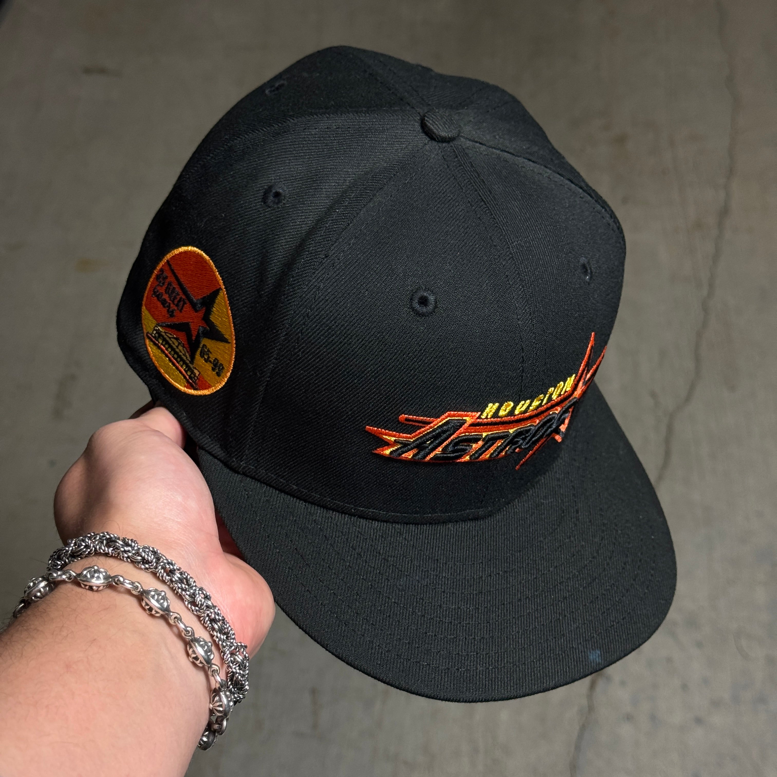 USED 3/8 Black Houston Astros 35 Great Years 59fifty New Era Fitted Hat Cap