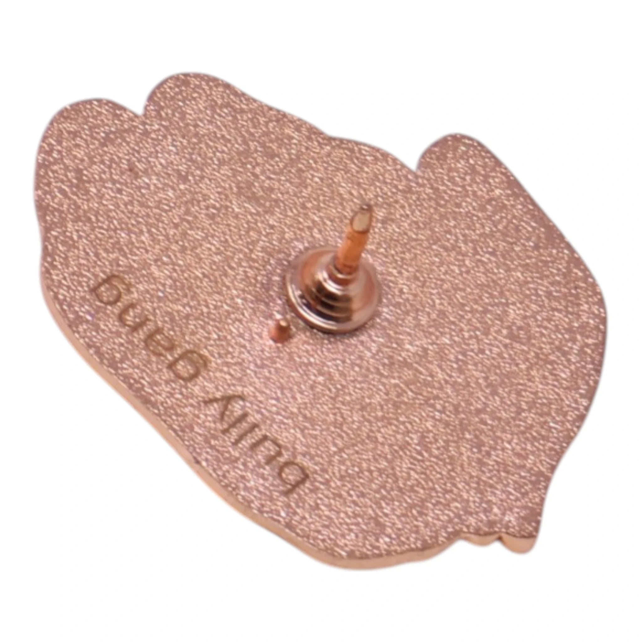 BULLY Classic Pink Text/Nail Graphic Pin