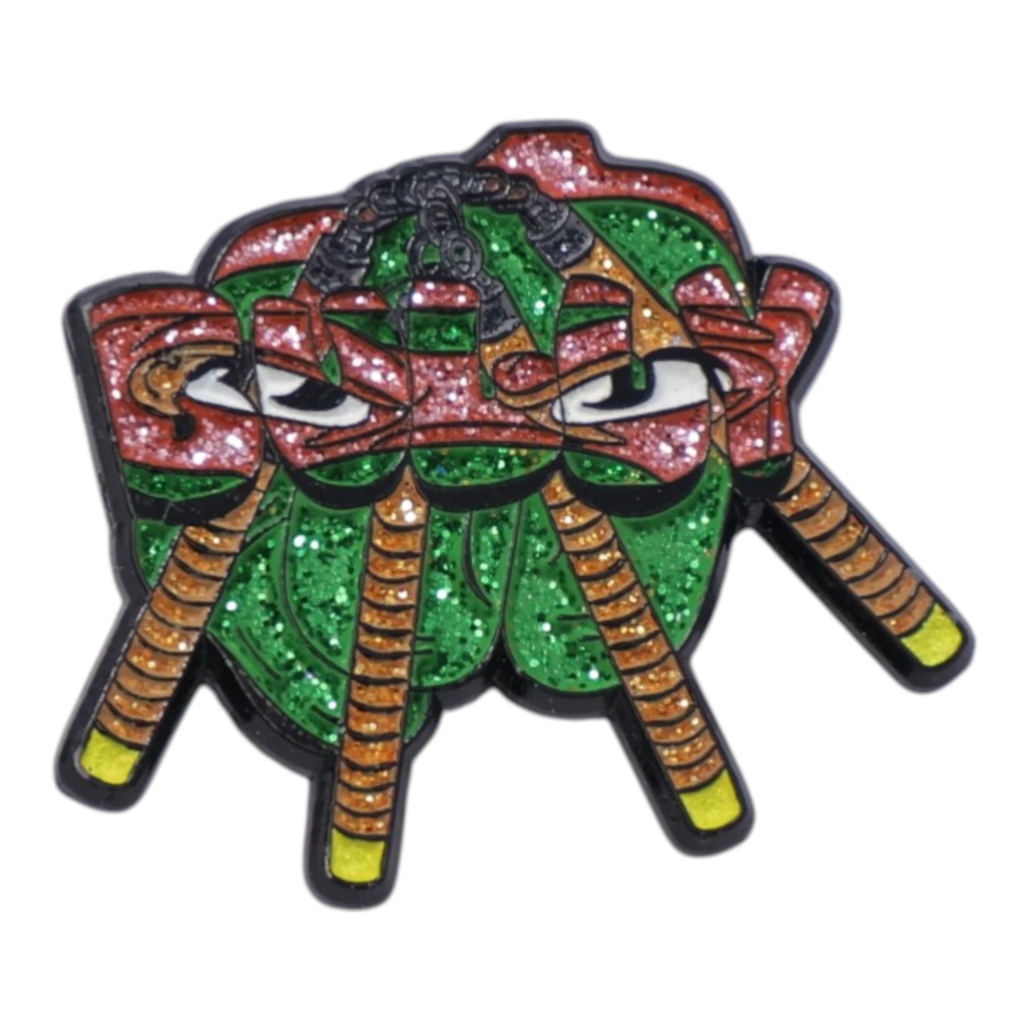 BULLY TMNT Mike Graphic Pin