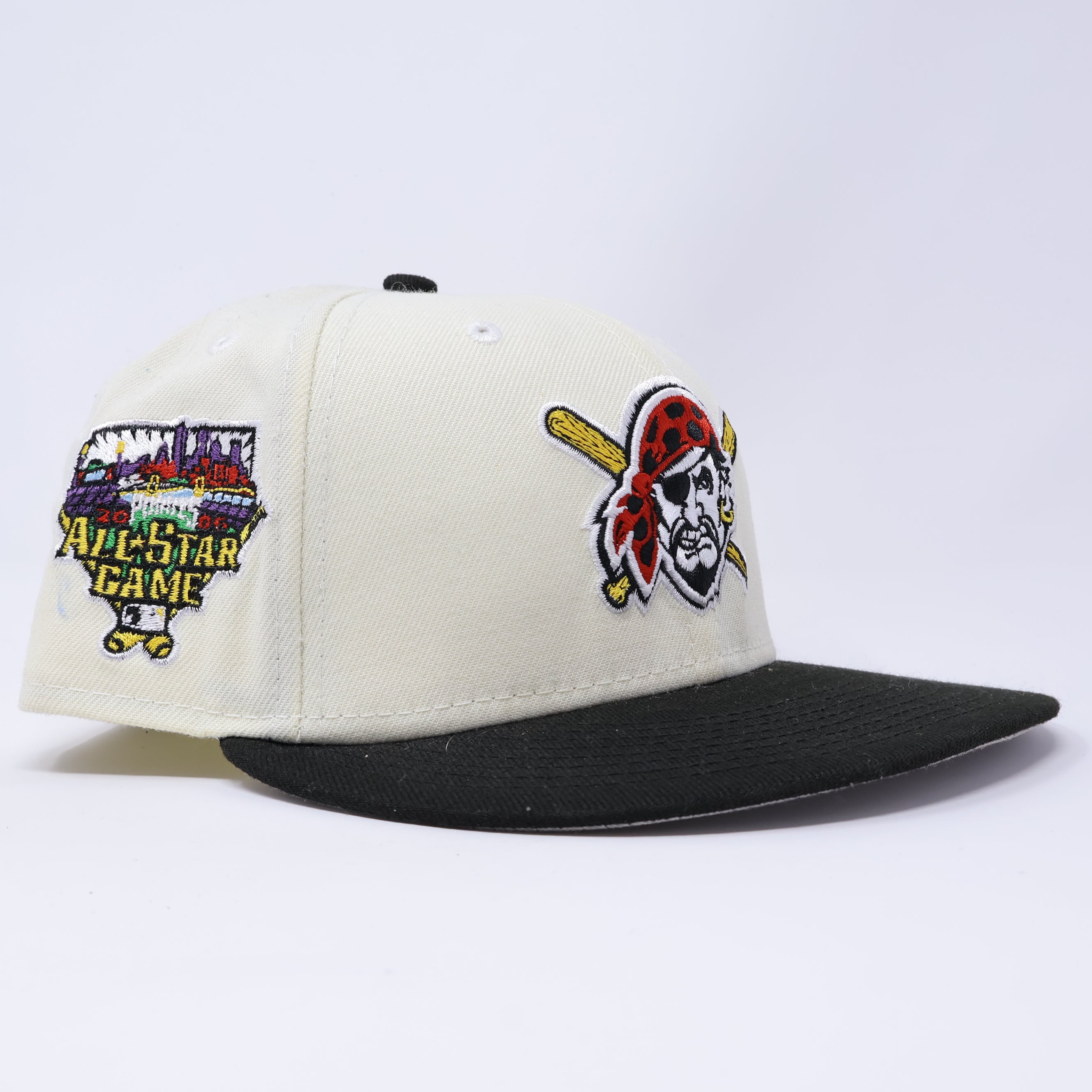 USED 7 Chrome Pittsburgh Pirates 2006 All Star Game 59fifty New Era Fitted Hat Cap