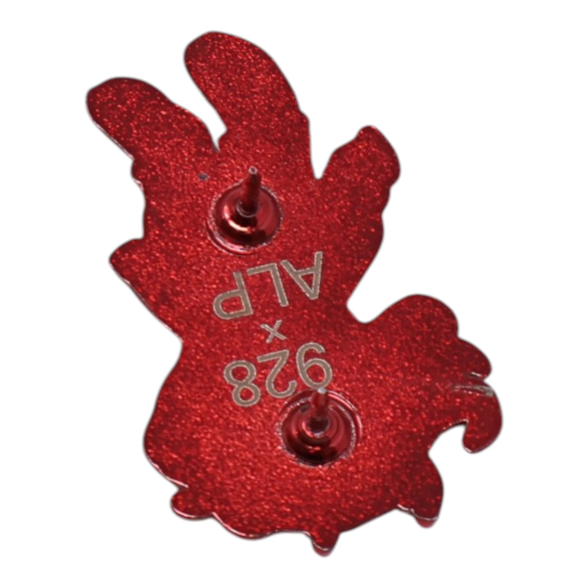 Ghost Rider Skeleton Black & Red Graphic Pin