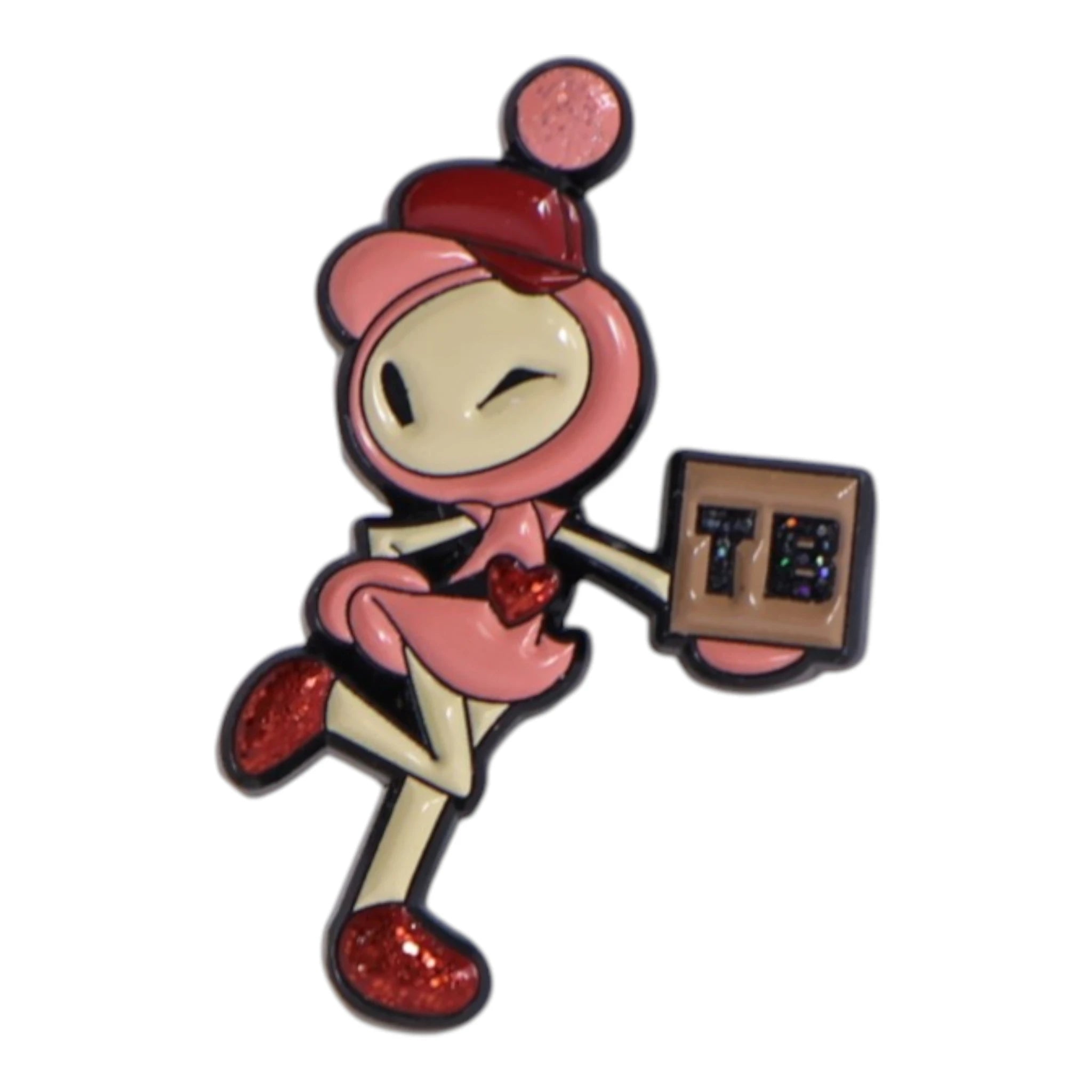 Pink Cute Anime Character Graphic Pin