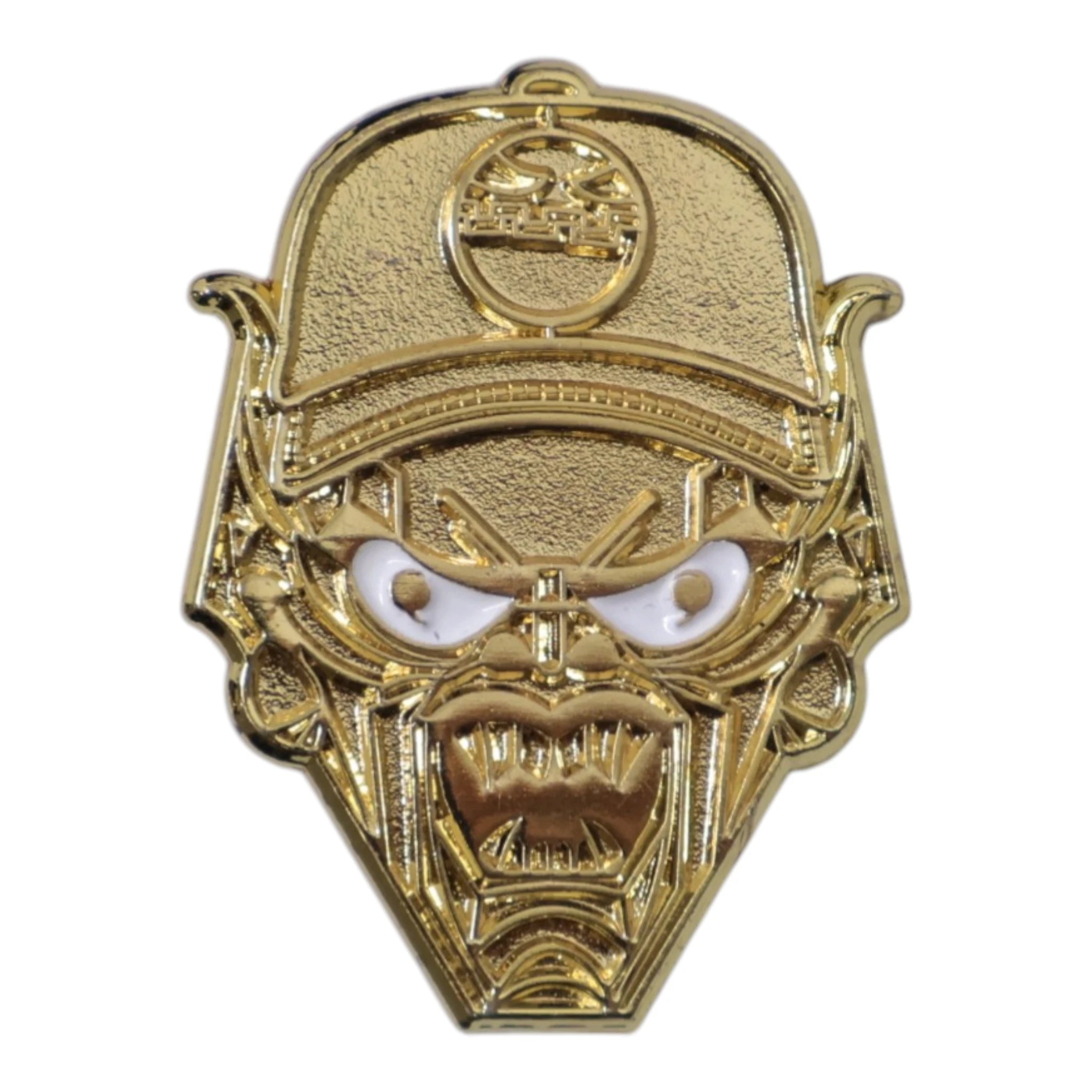 Gold Plating Goblin Graphic Pin