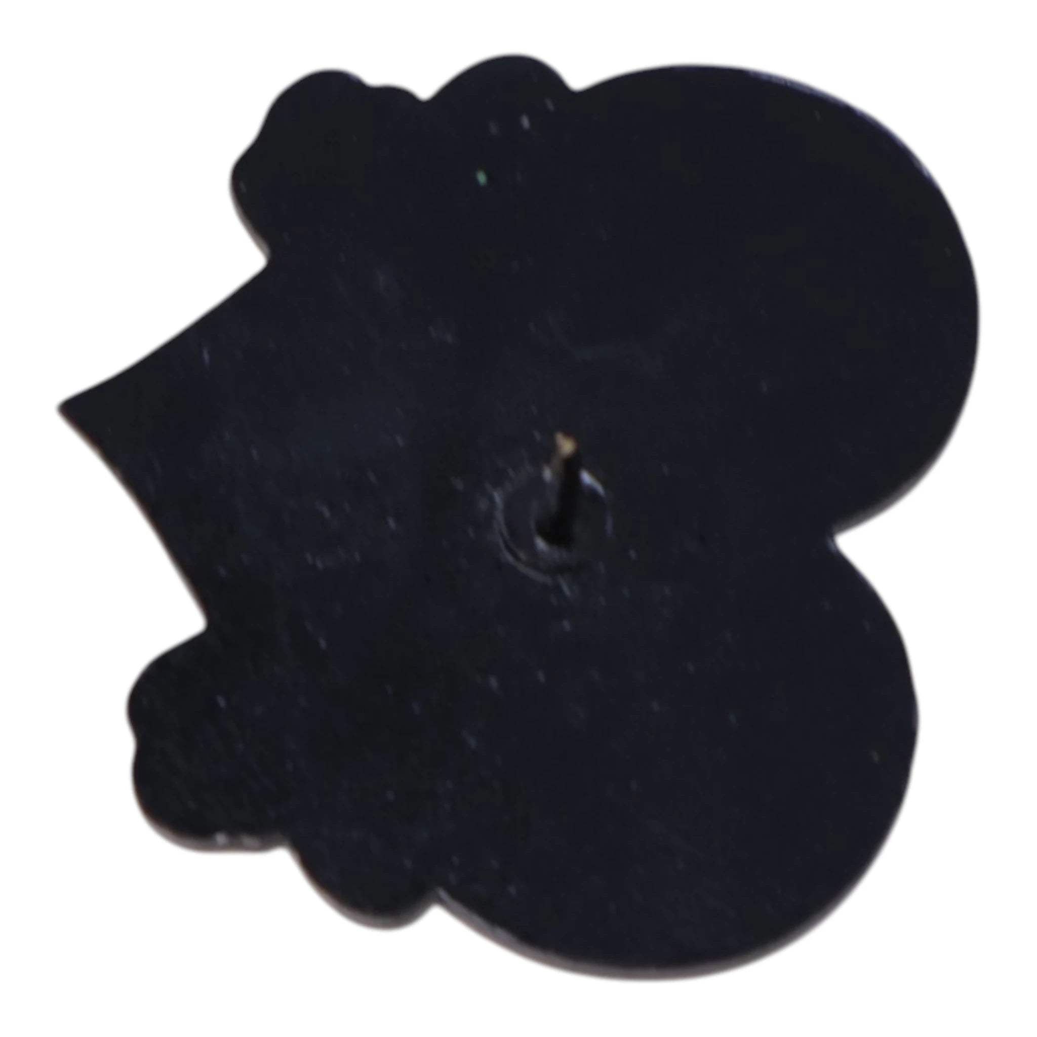 Large Purple Heart Peace Sign Graphic Pin