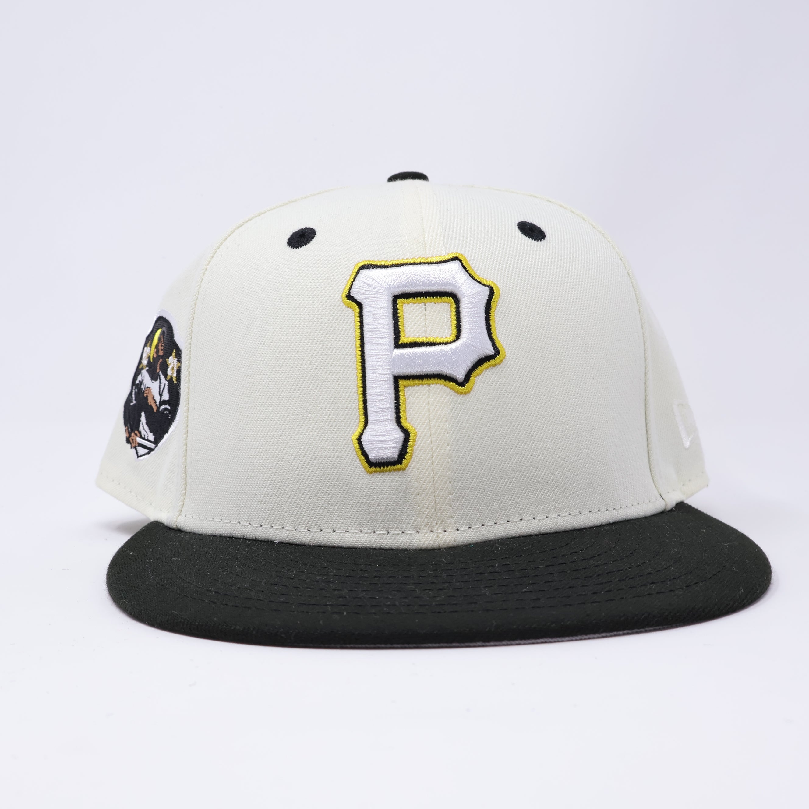 USED 5/8 Chrome Pittsburg Pirates Roberto Clemente 59fifty New Era Fitted Hat Cap