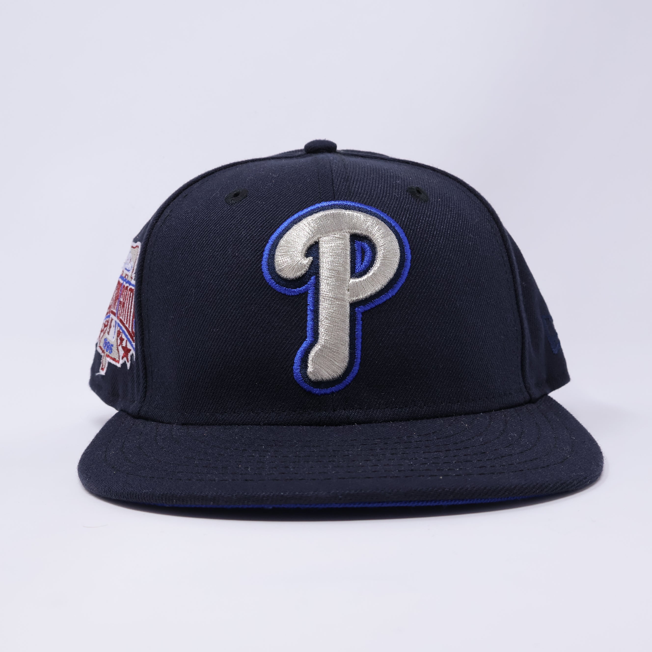 USED 1/2 Navy Philadelphia Phillies 1996 All Star Game 59fifty New Era Fitted Hat Cap