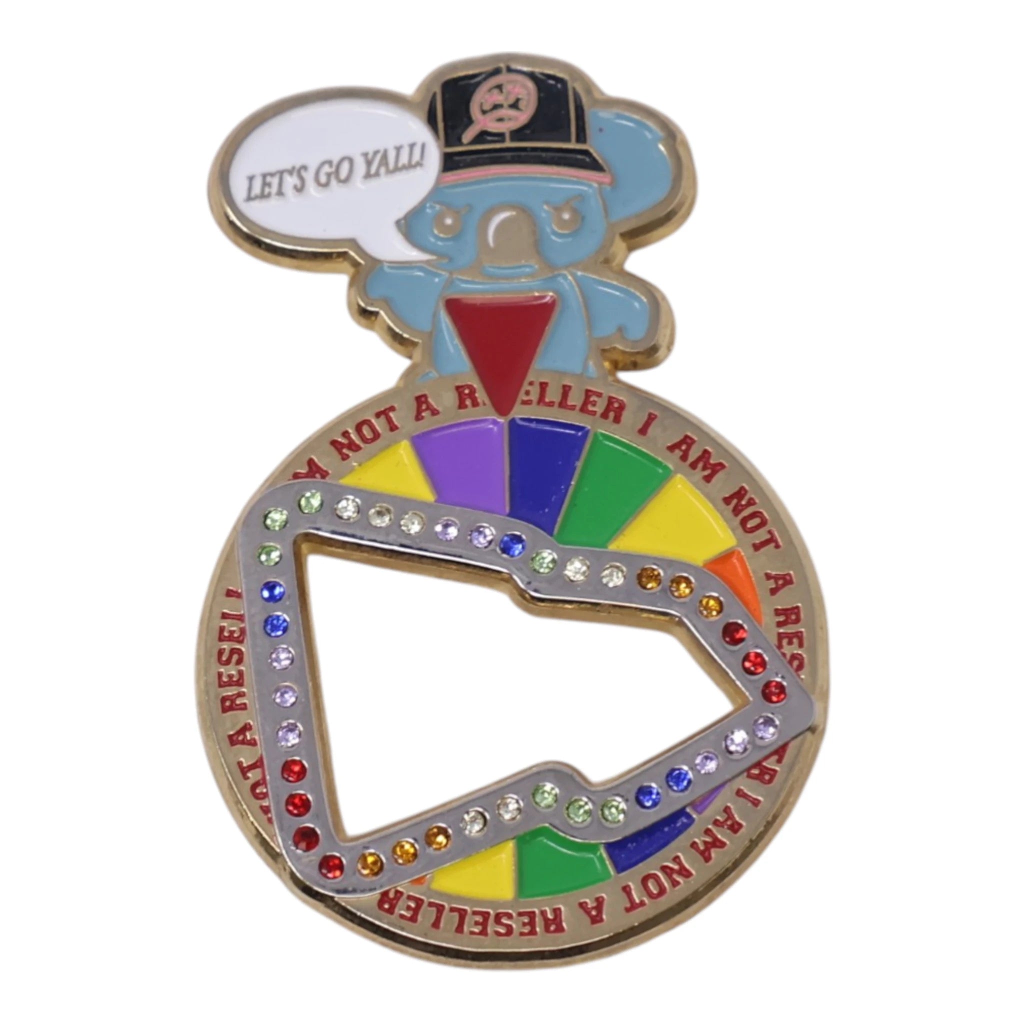 "I am not a reseller" New Era Logo Pin