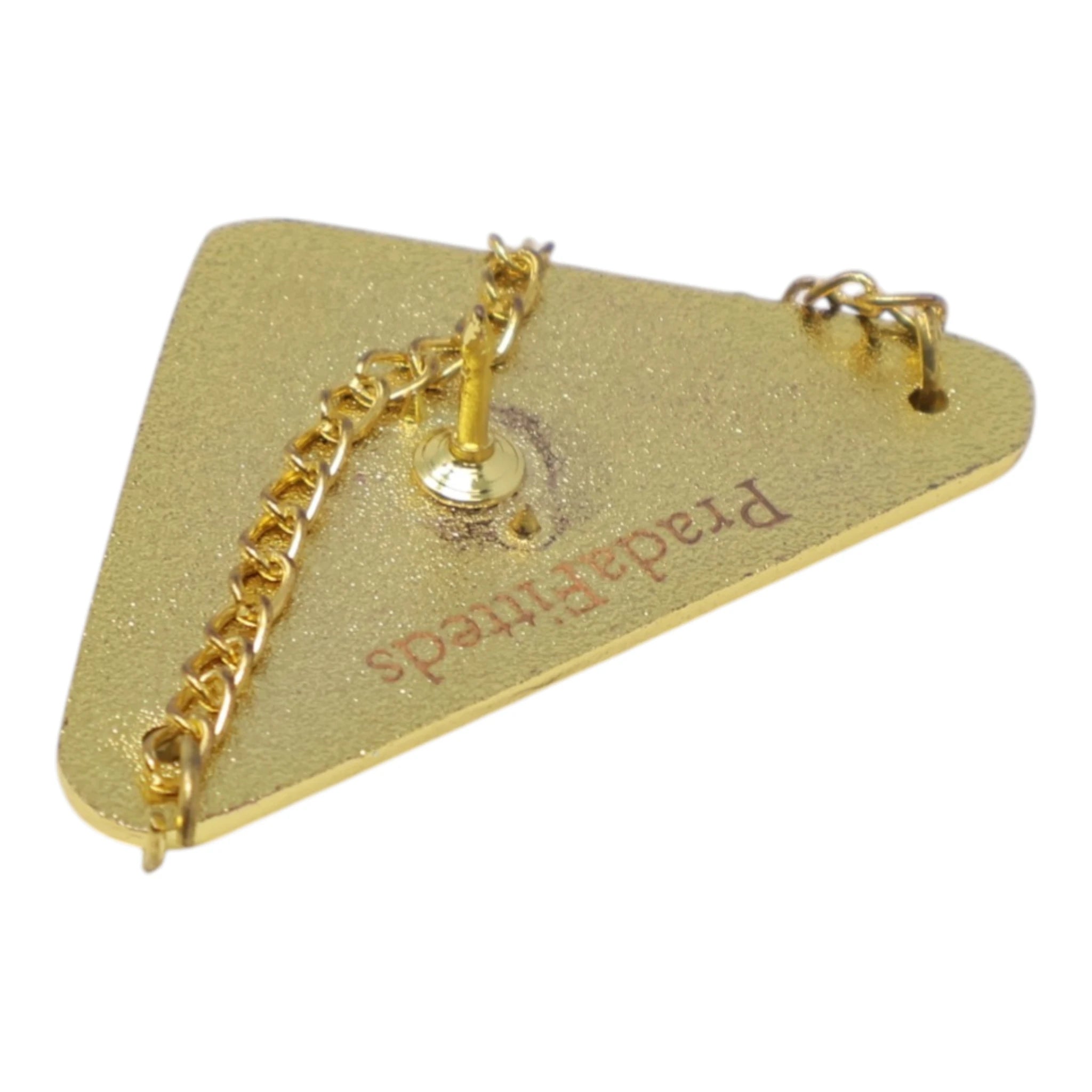 Gold/Black Medusa Head Designer Inspired Graphic Pin