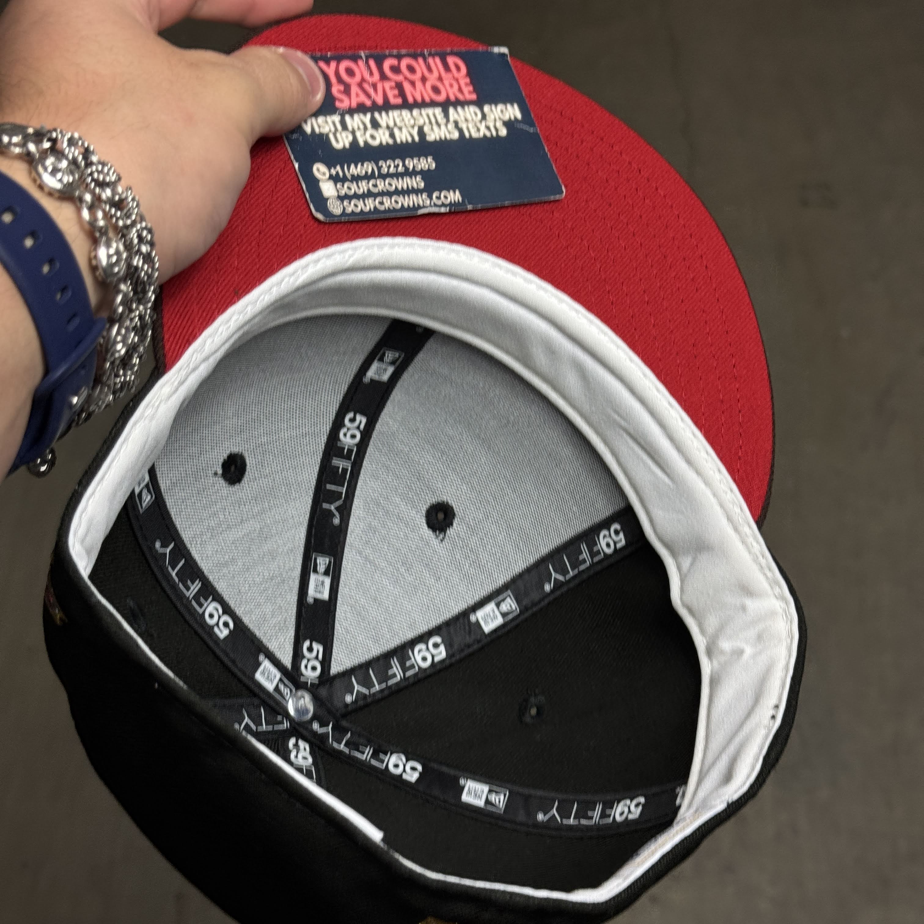 USED 3/8 Black Houston Astros The Astrodome 59fifty New Era Fitted Hat Cap