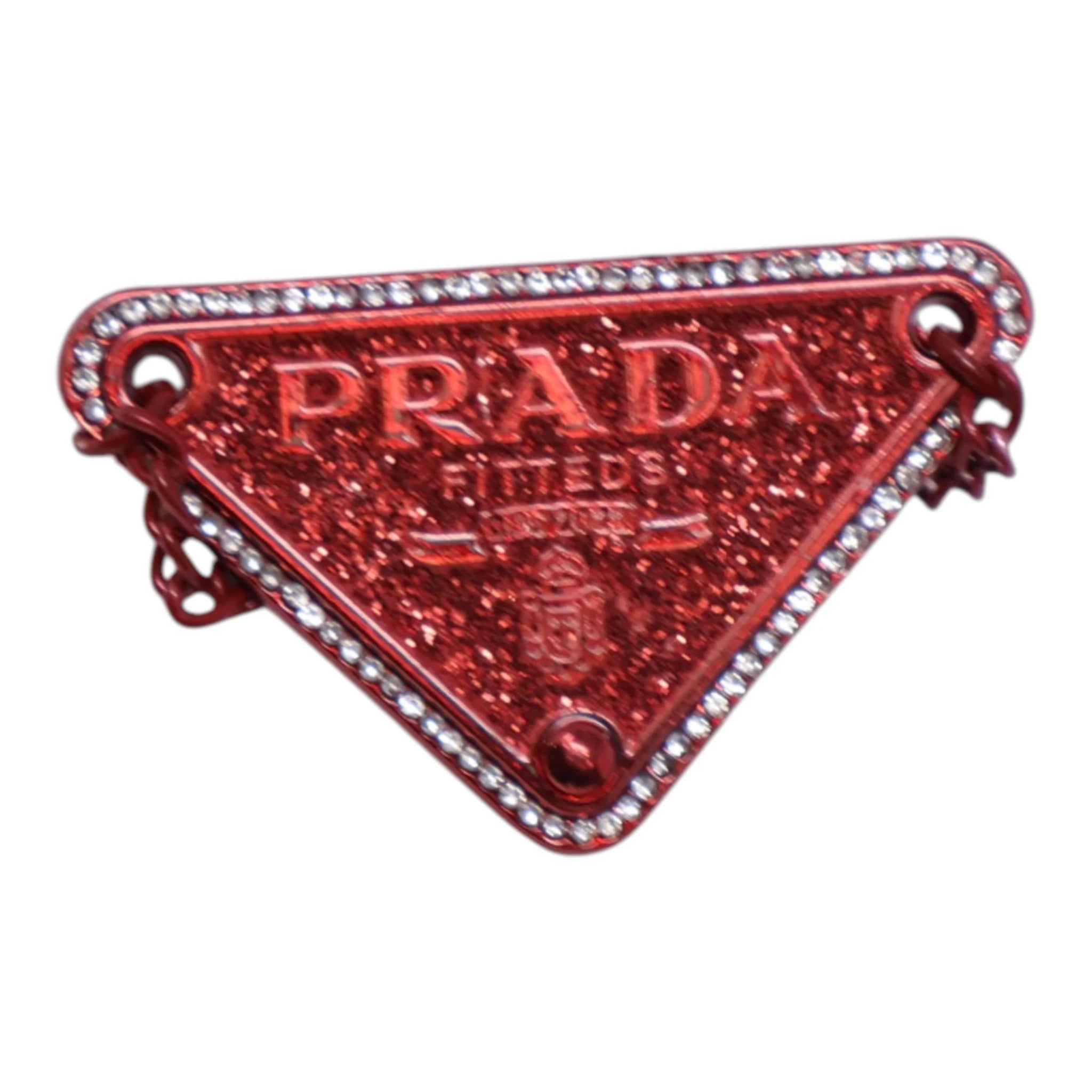 Red w/Chain Designer Inspired Graphic Pin