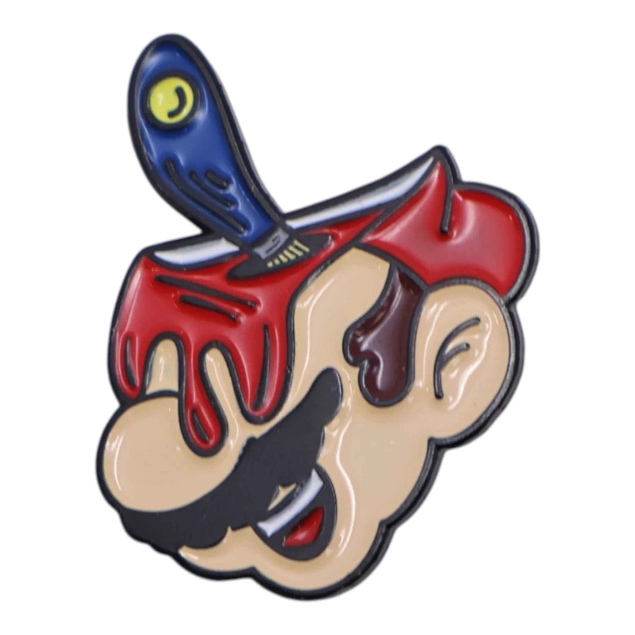 Mario Paint Bucket Umbrella Heights Graphic Pin