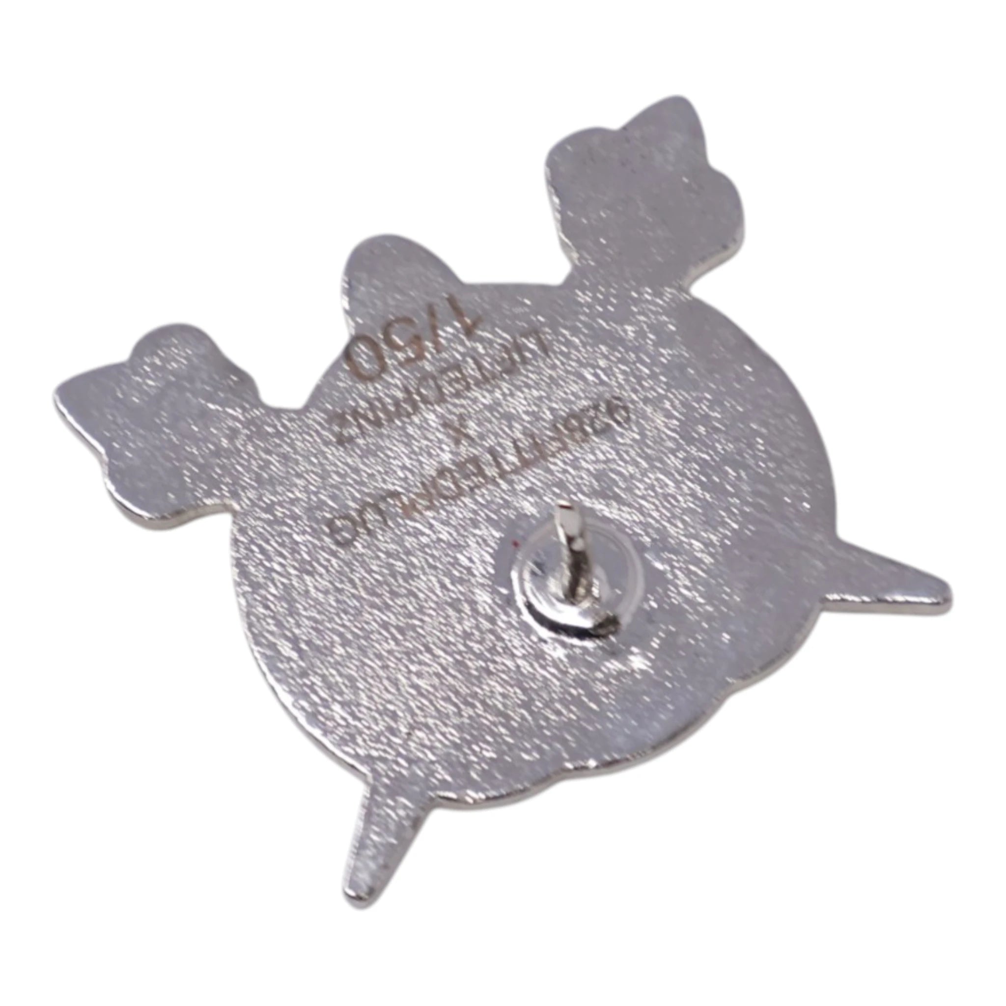 Blue Helmet Cat Graphic Pin